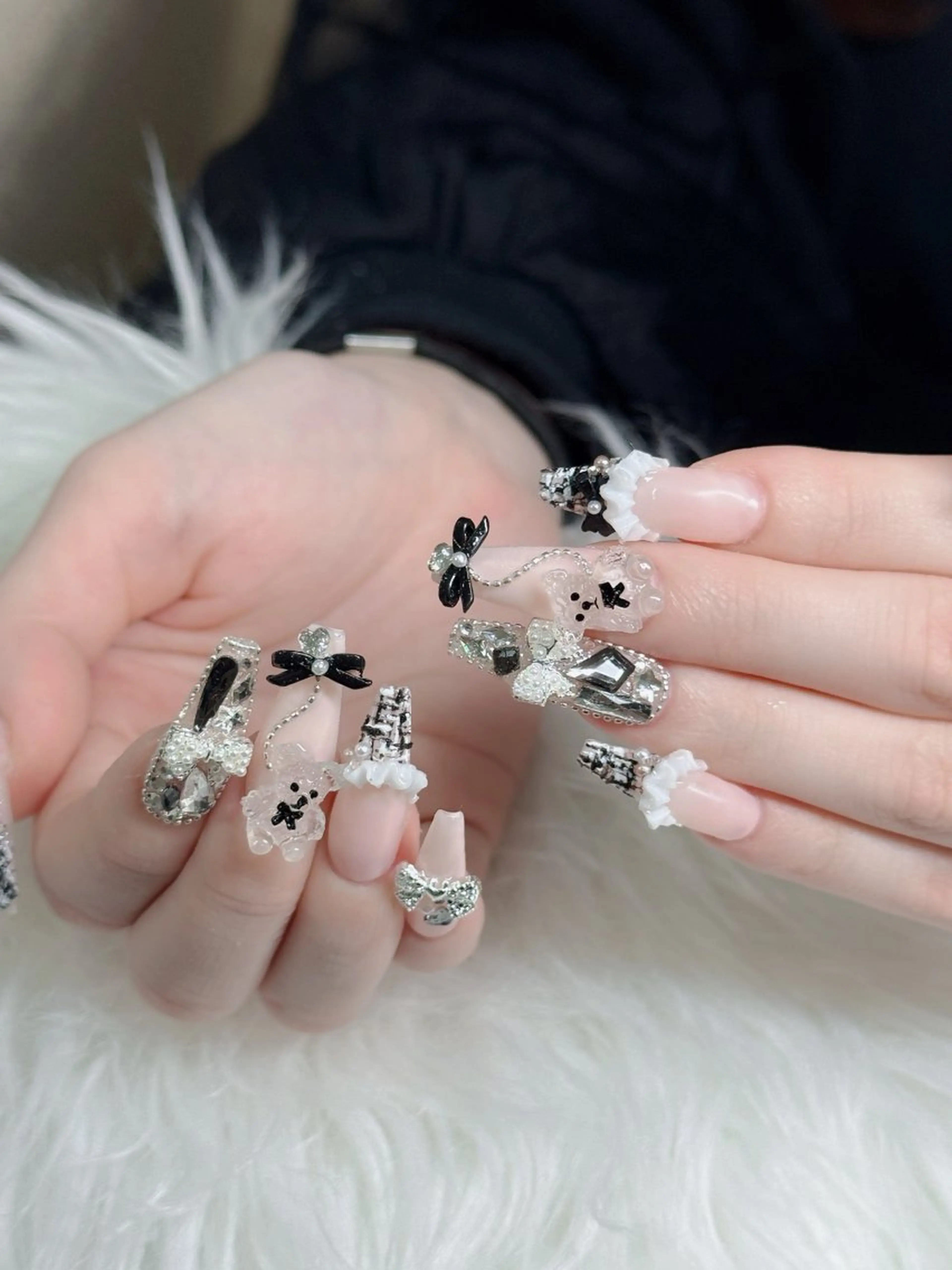 ネイル べっ甲ネイル チークネイル フラッシュネイル フラワーネイル フットネイル ハンドネイル Hani Nail Salonのネイルデザイン