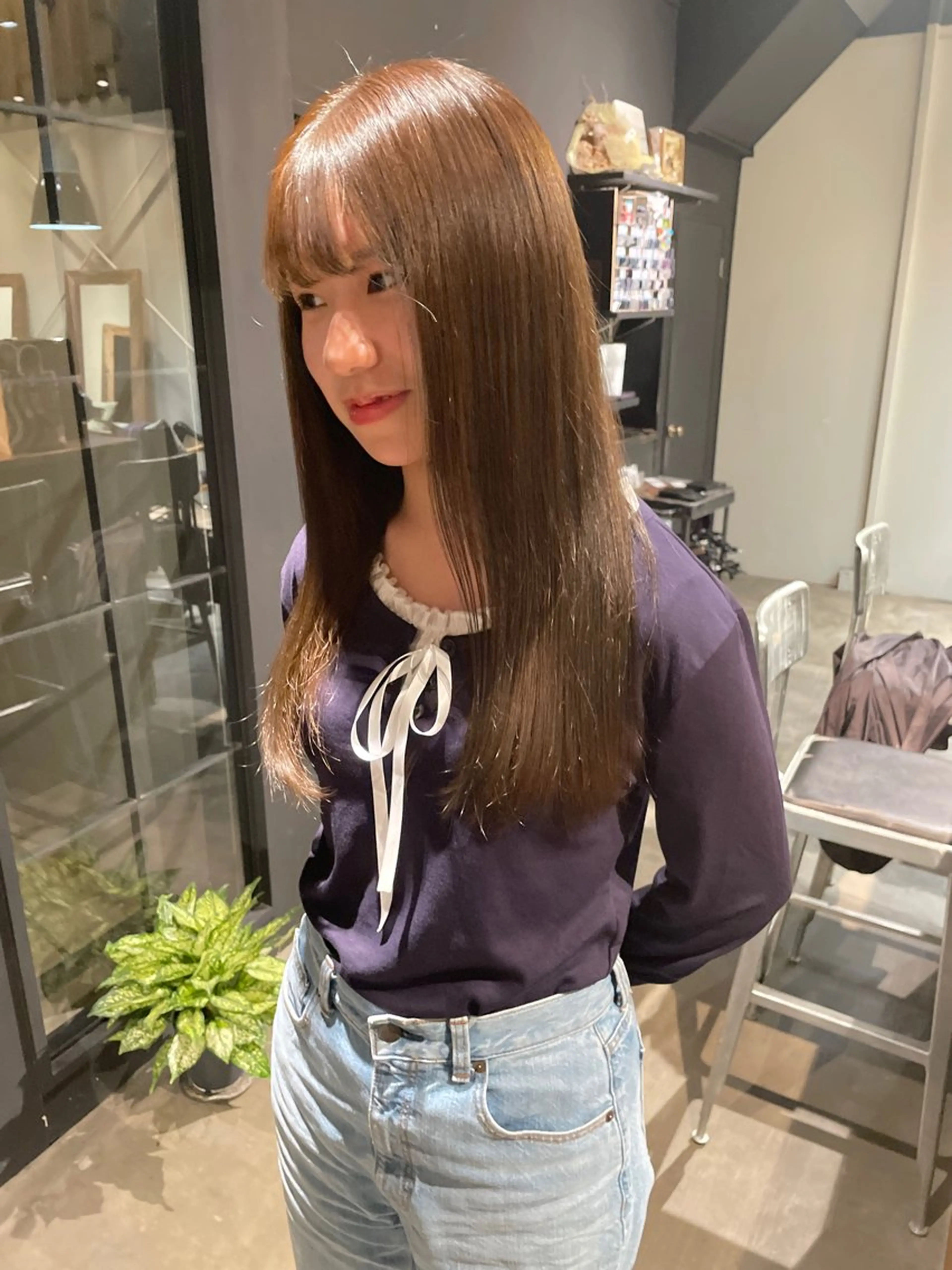 ロング ヘアカラー トリートメント fubuki🪷 似合わせカットカラーのヘアスタイル