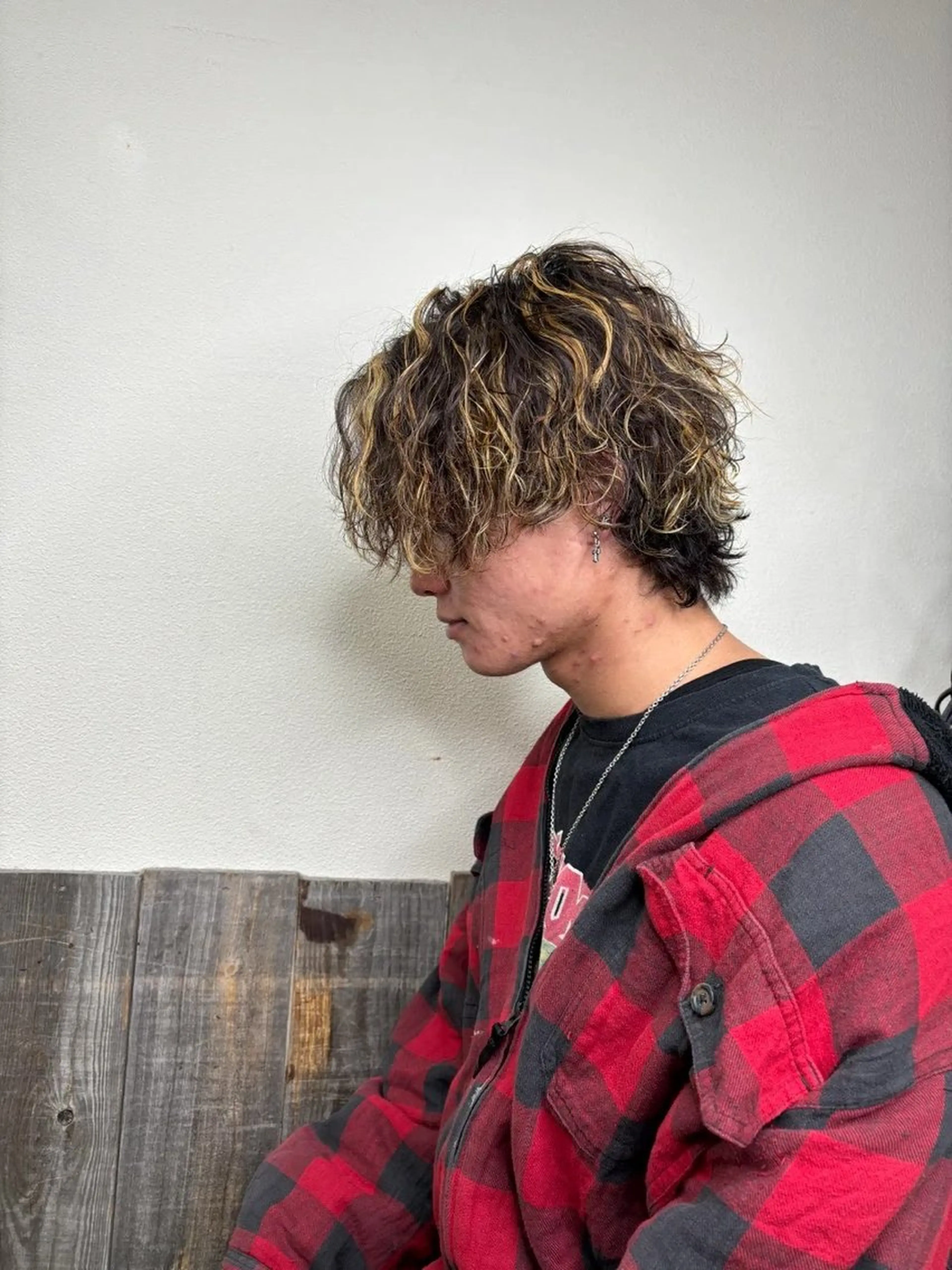 パーマ メンズ ✨3ヶ月後にデビュー する🎨みのり💯のヘアスタイル