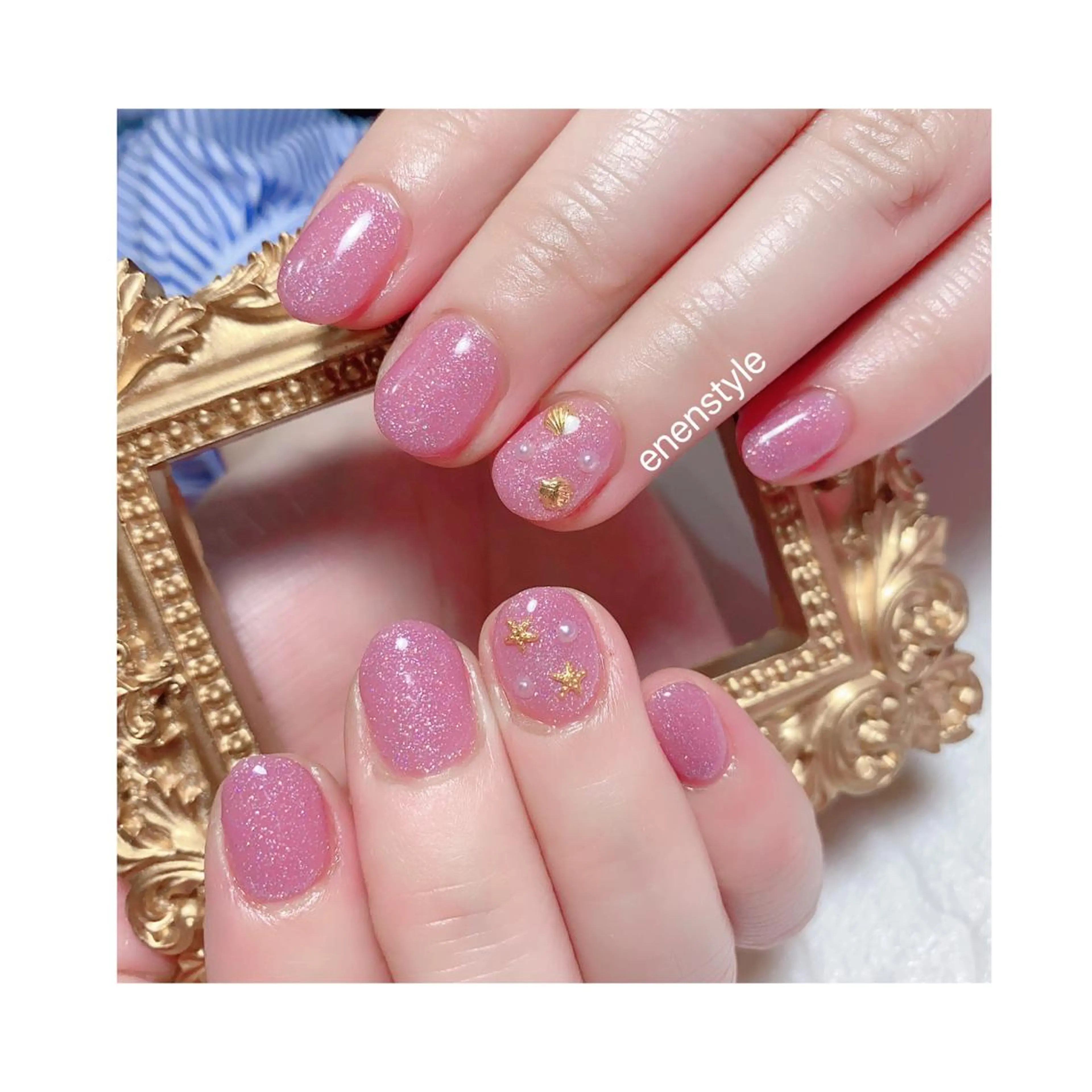 ショート ネイル ジェルネイル ニュアンスネイル オフィスネイル ワンカラーネイル パラジェル 👑enen style👑のネイルデザイン
