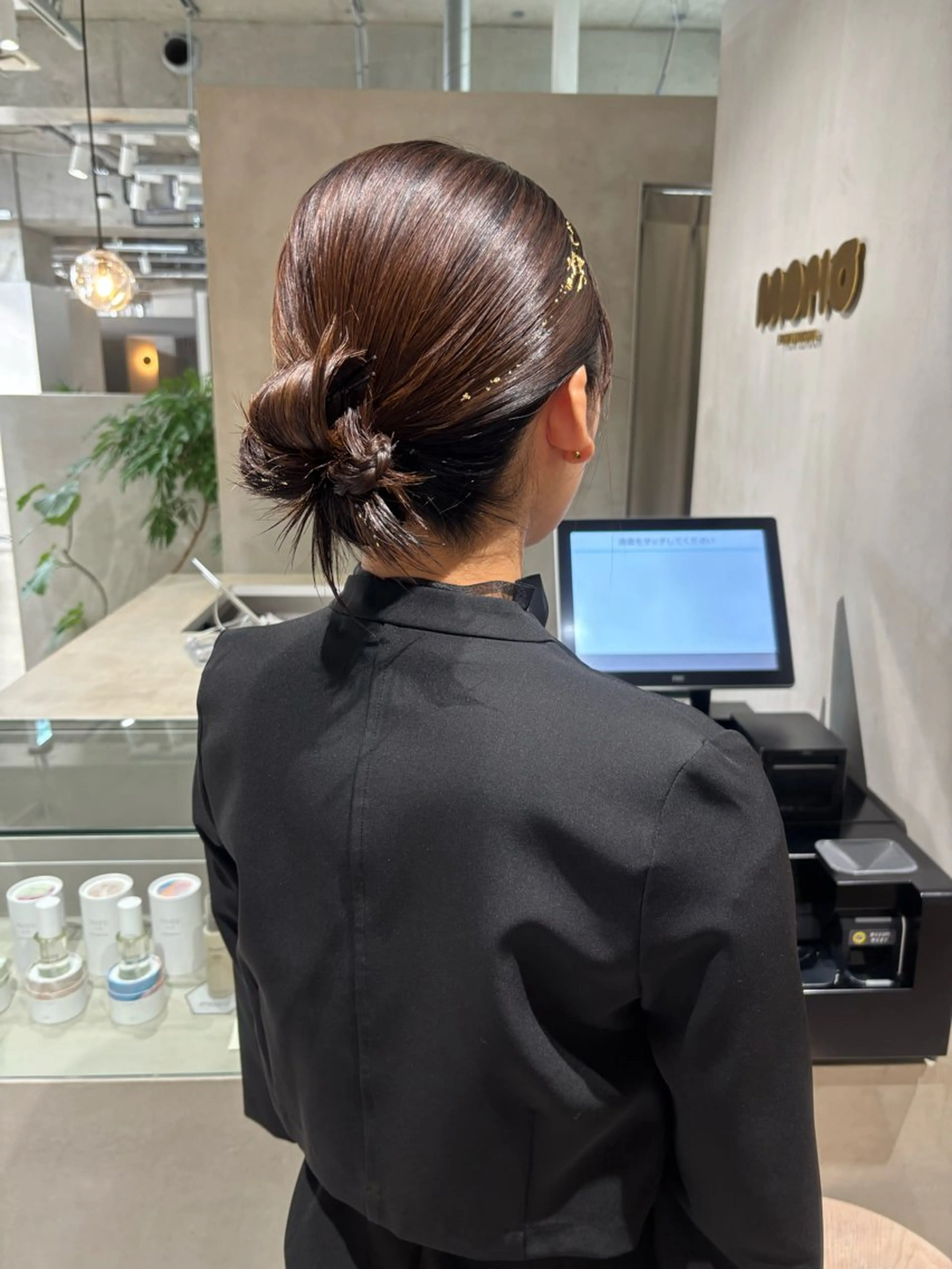 ミディアム ヘアアレンジ ヘアセット ayaka #パーマ#アレンジのヘアスタイル