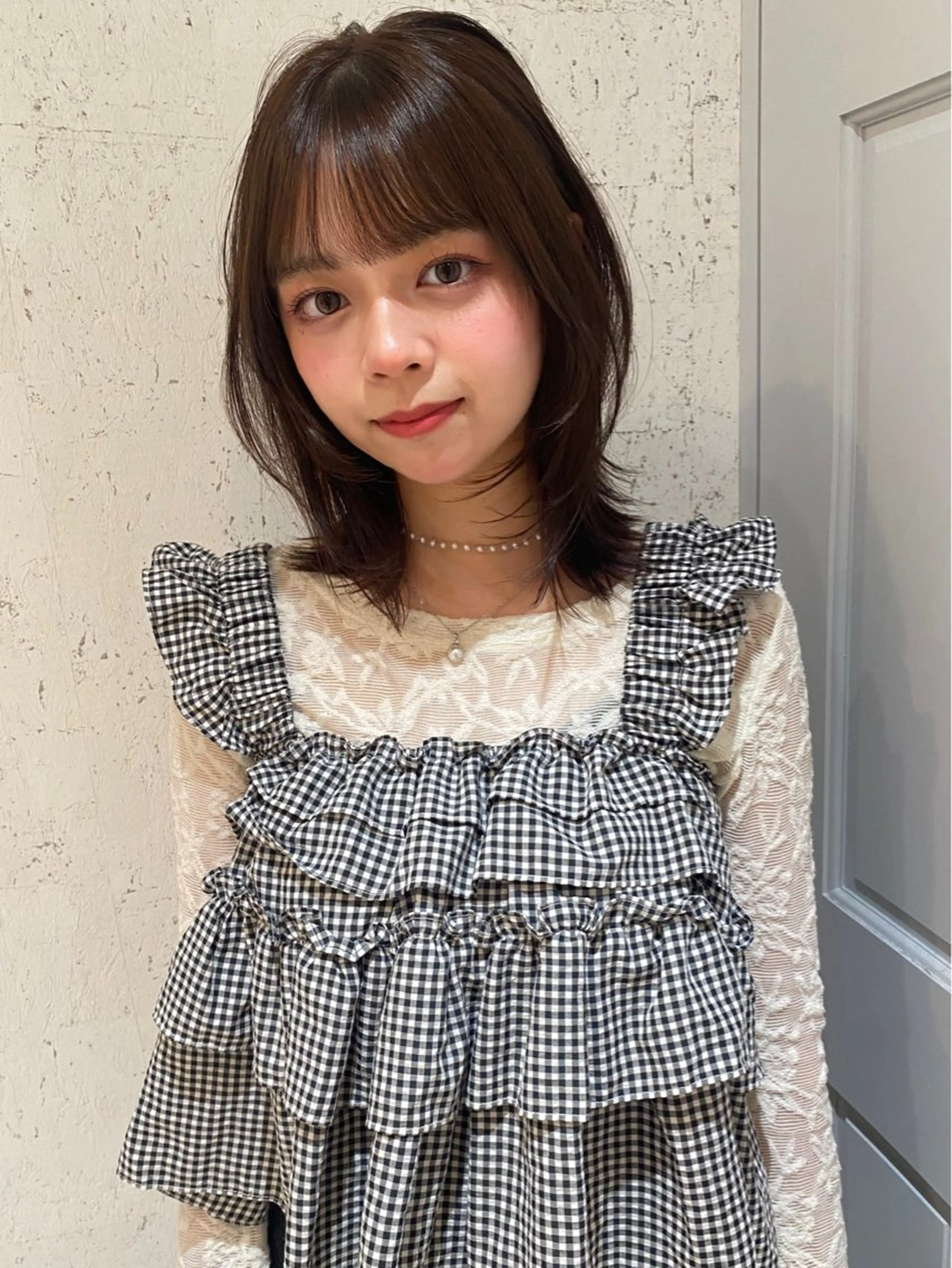 ミディアム カラー カット ヘアカラー トリートメント mai / linoah˚✧のヘアスタイル