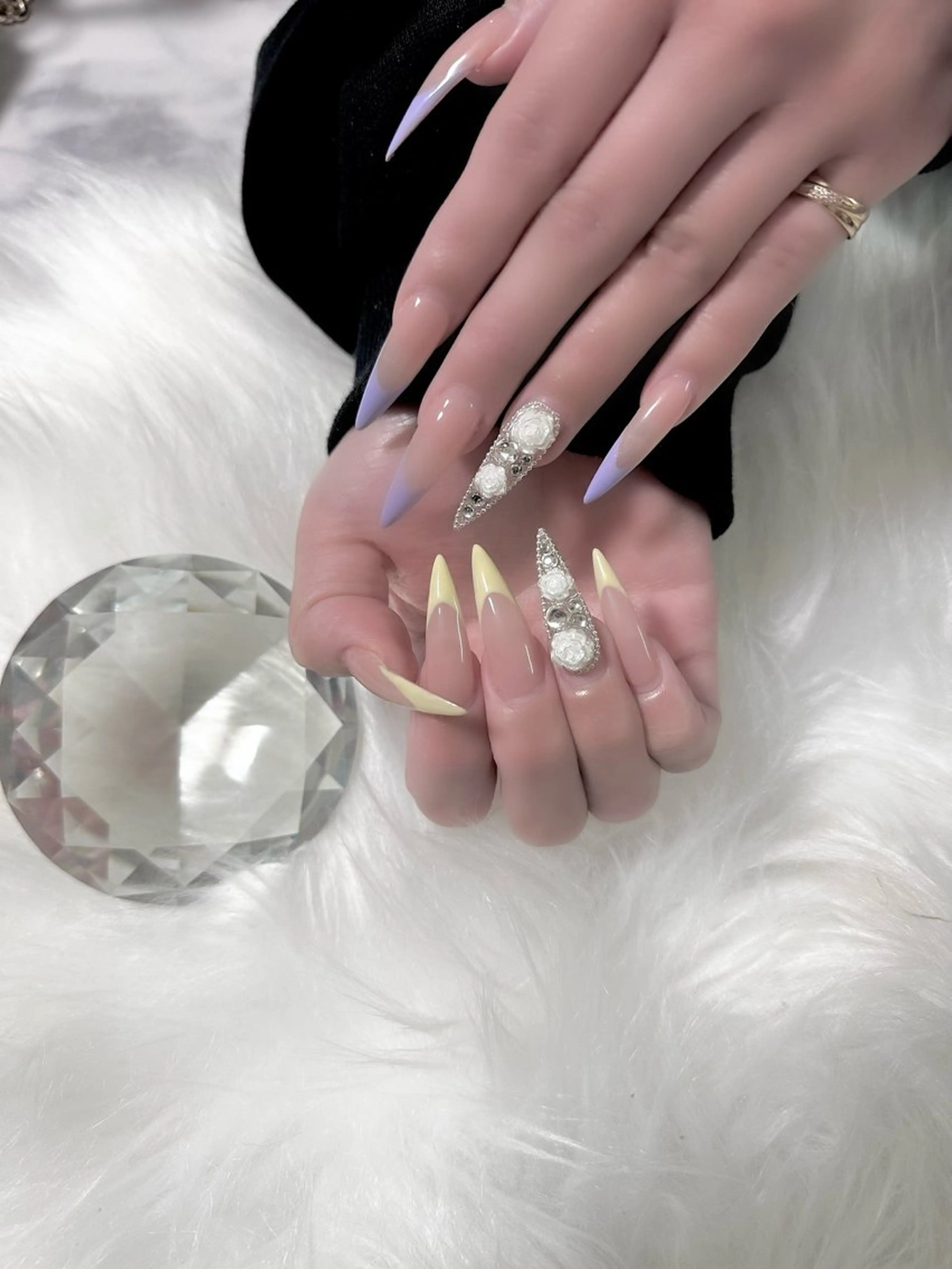 【オフなし】フレンチネイル(スキンカラー込)🤍🫧の写真