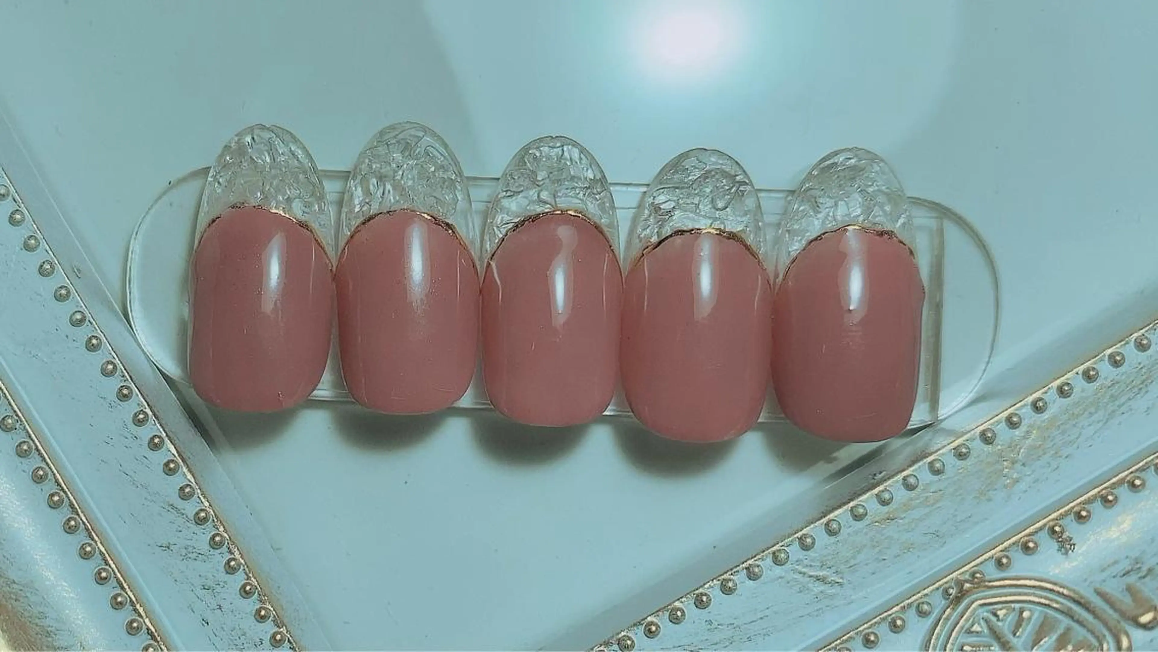 ネイル クリアネイル フレンチネイル スカルプネイル Era nailのネイルデザイン