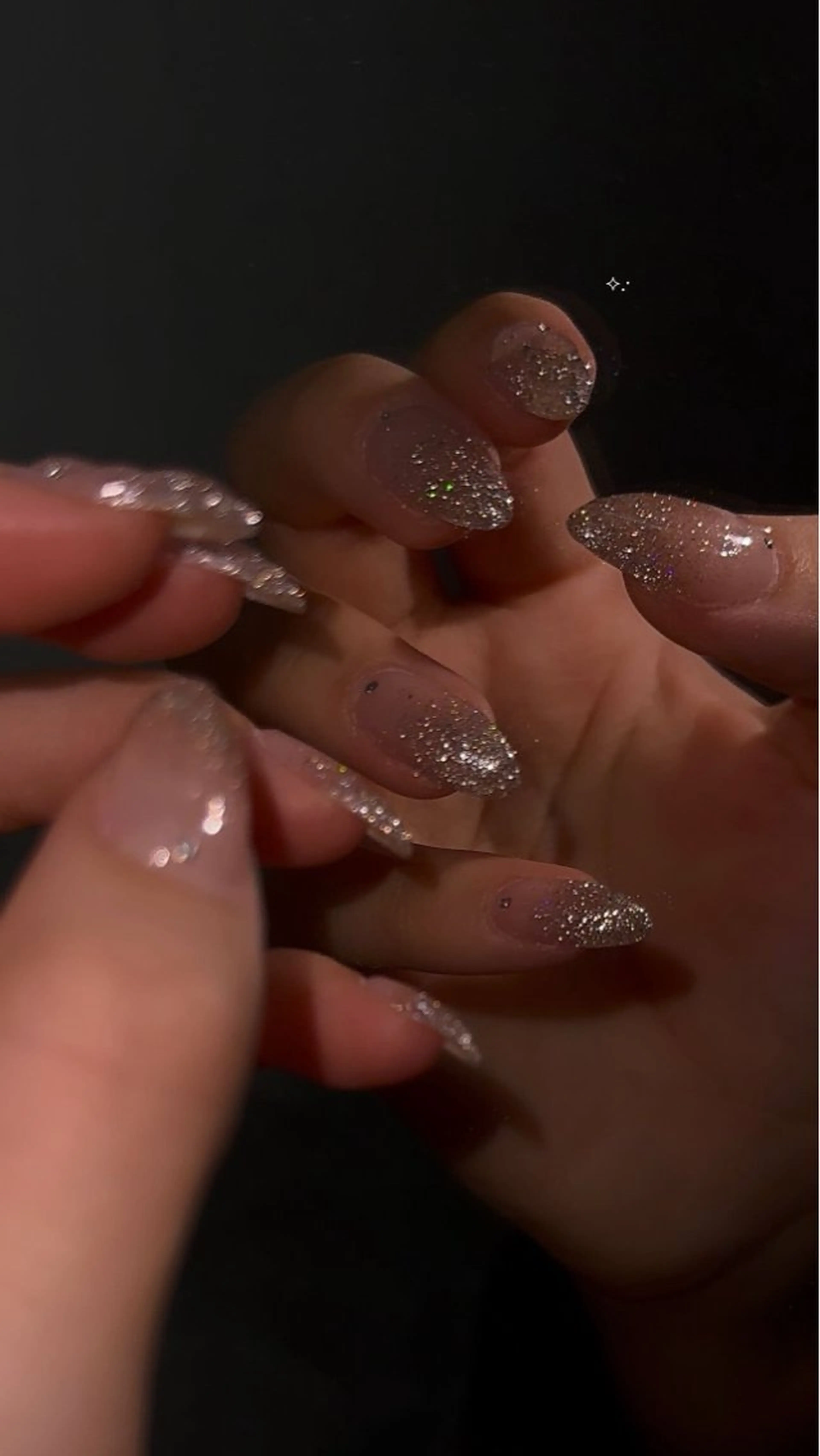 ネイル フレンチネイル 韓国ネイル マグネットネイル メンズネイル ニュアンスネイル ハンドネイル GRANDE大須 Cecil💜のネイルデザイン