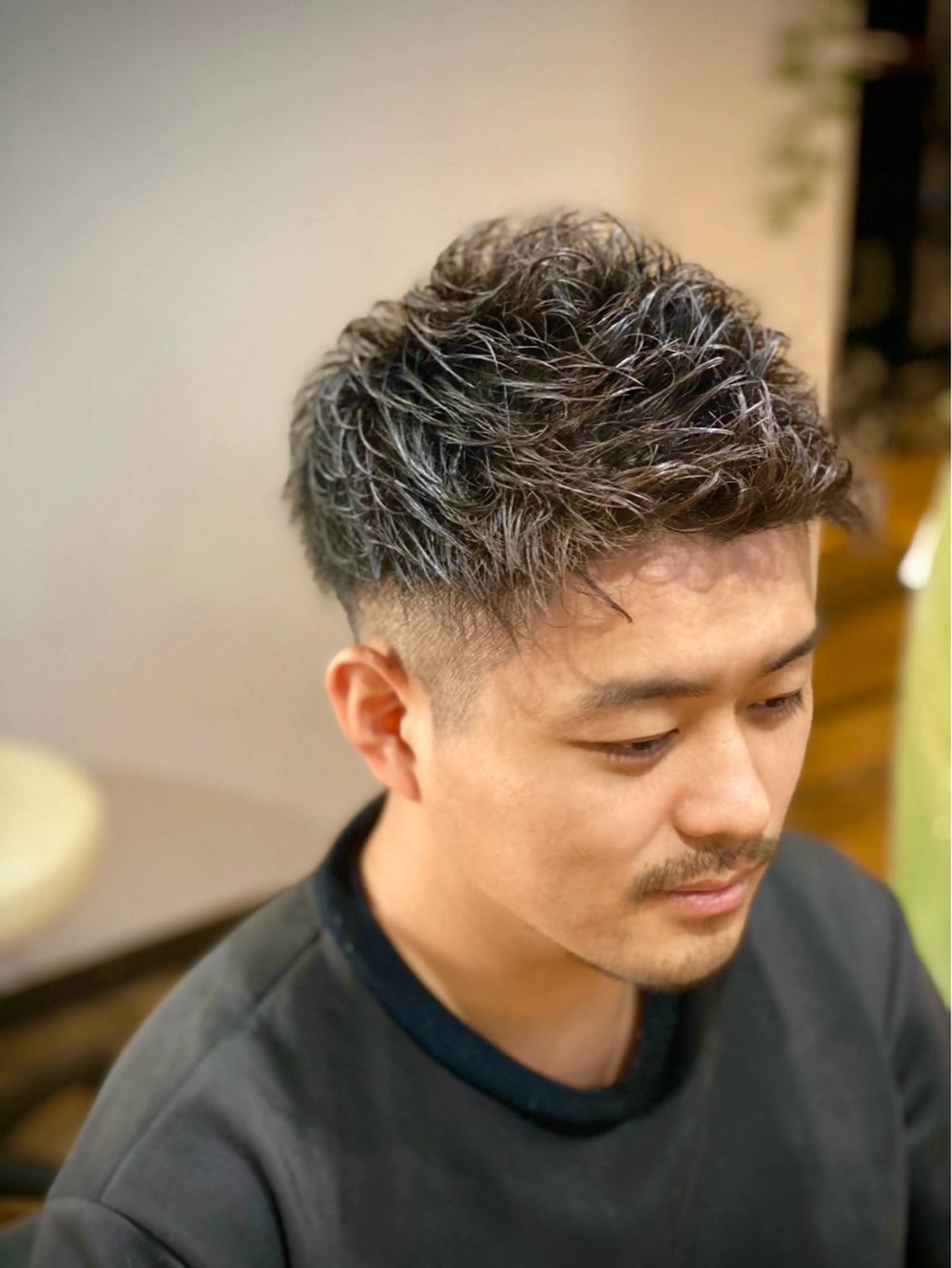 ショート パーマ メンズ カット パーマ 立川メンズカット/ メンズパーマ💈三上のヘアスタイル