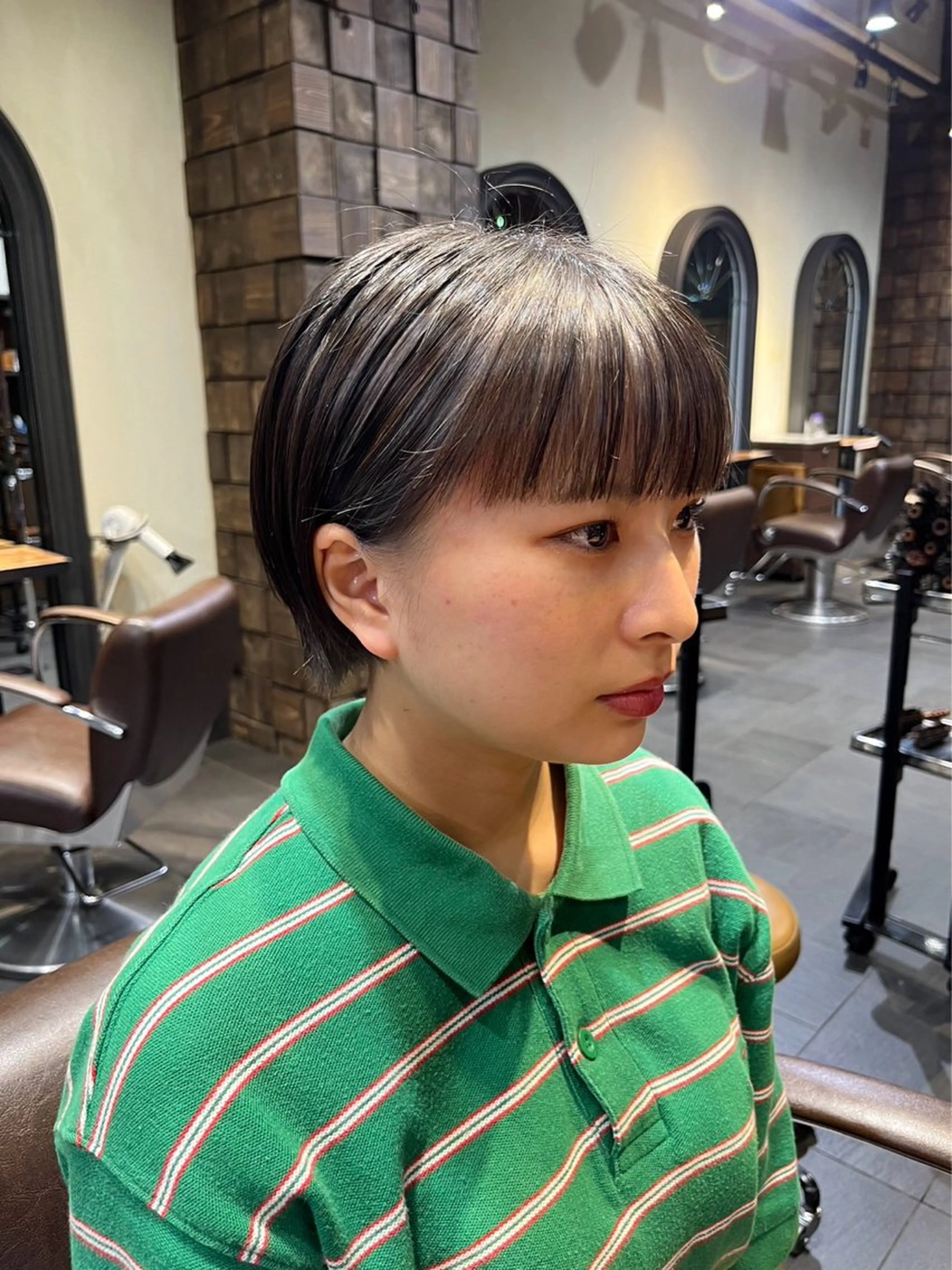 ショート カラー MINX 長濱 優花 /銀座美容師のヘアスタイル