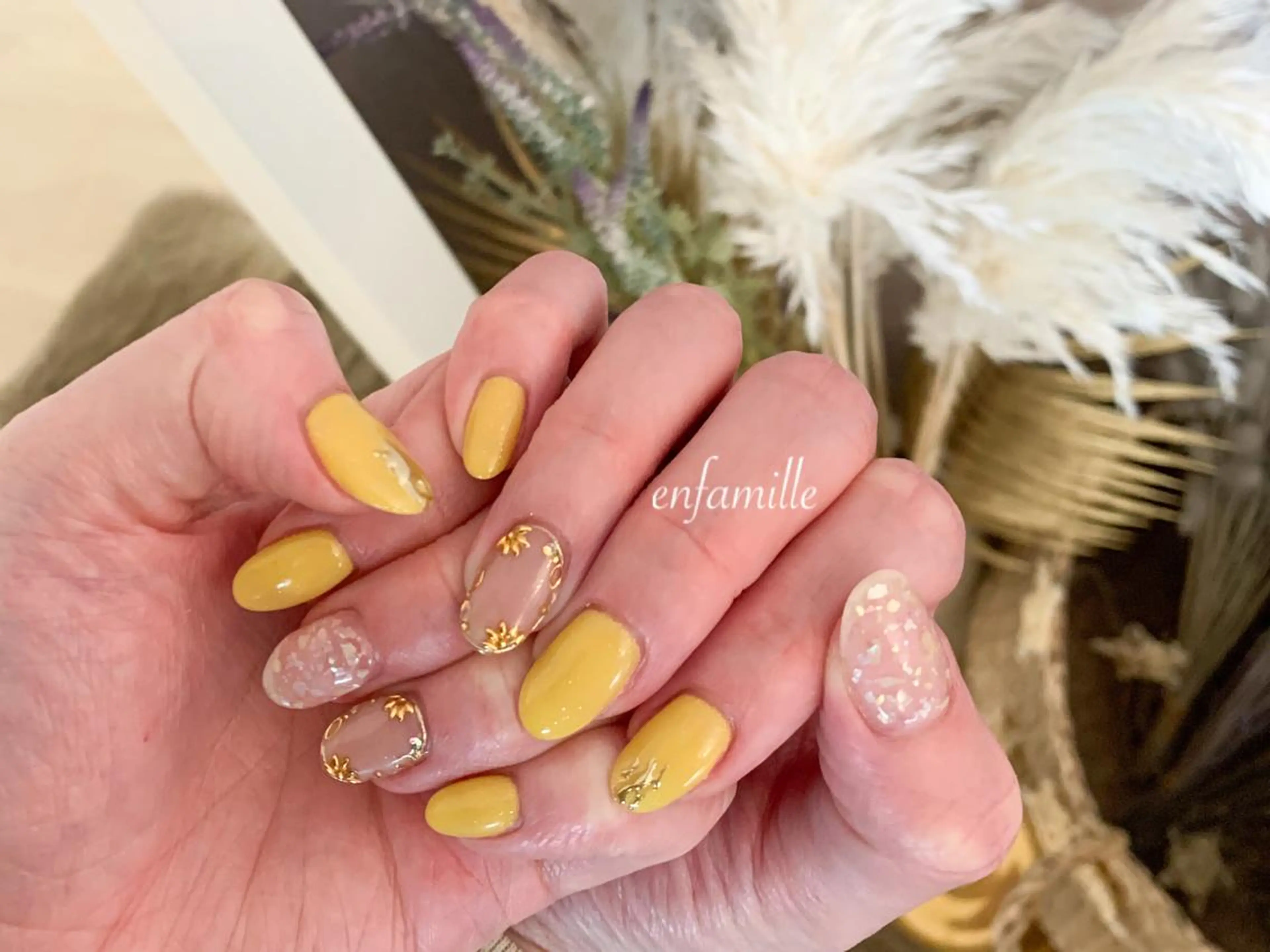 ネイル ハンドネイル nail salon en familleのネイルデザイン