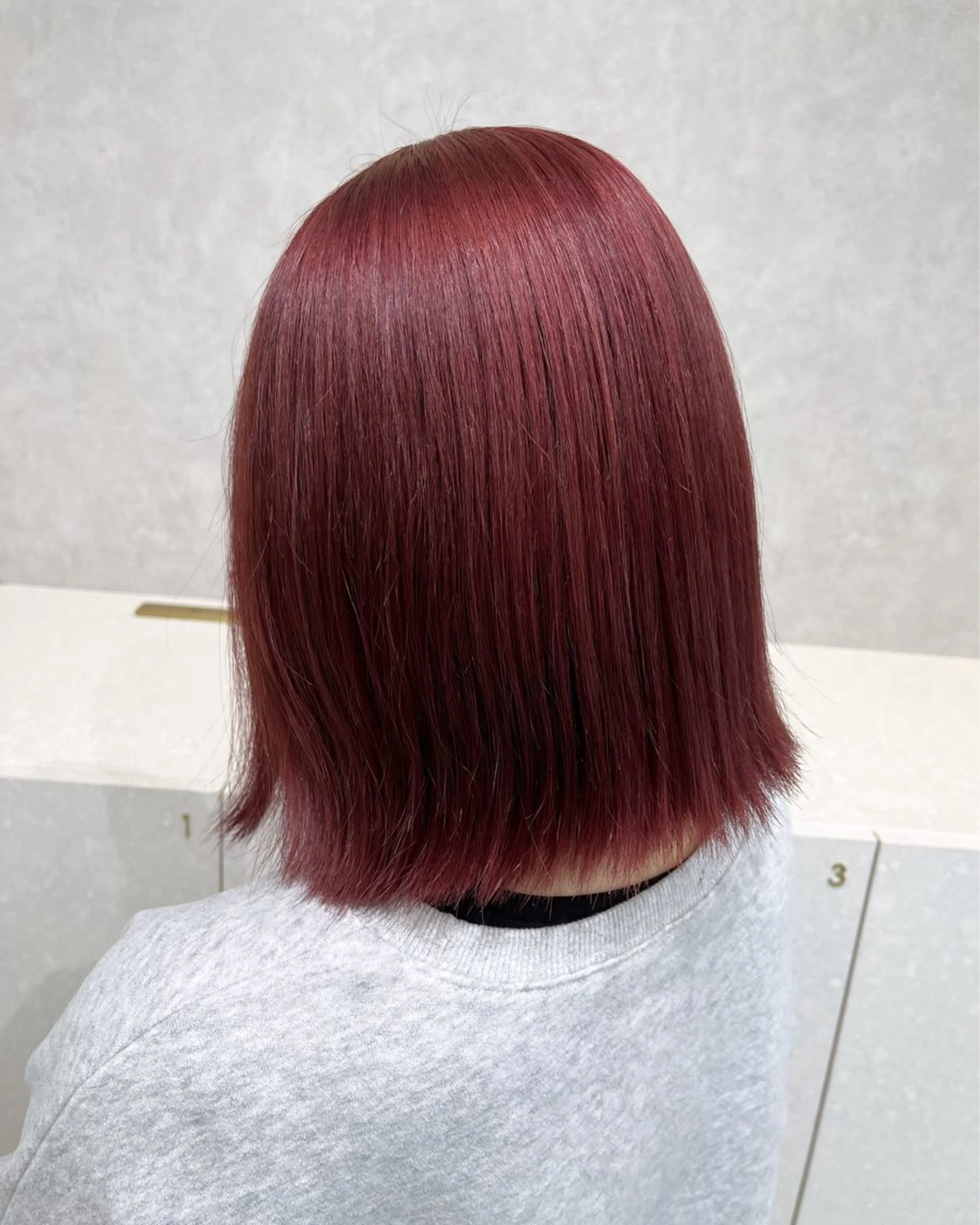 ミディアム カラー 韓国レイヤー🇰🇷 顔周り/yui💞のヘアスタイル