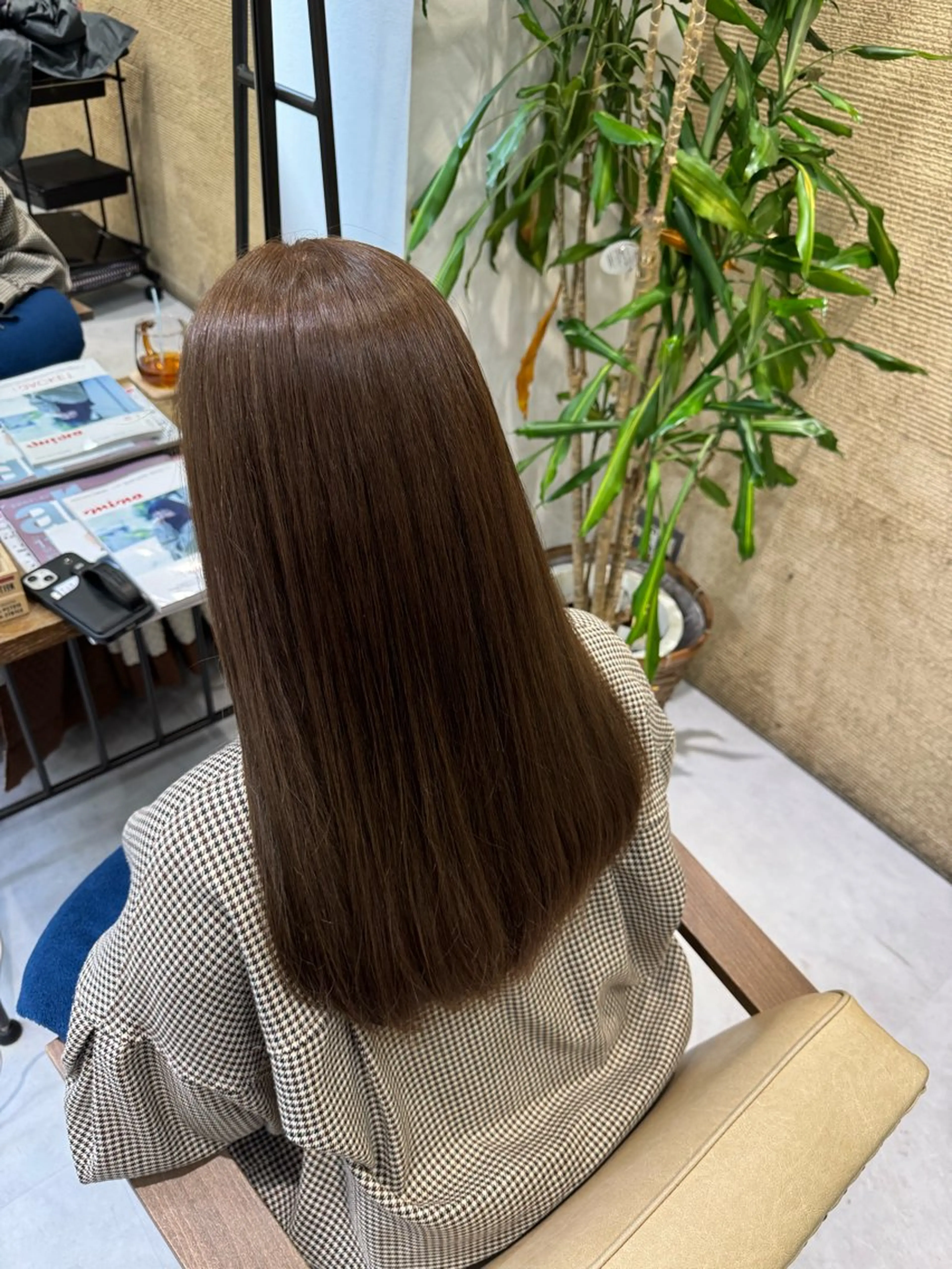 ロング カラー ブラウンカラー 透明感カラー Ouka/Wカラー/ 大人艶カラーのヘアスタイル