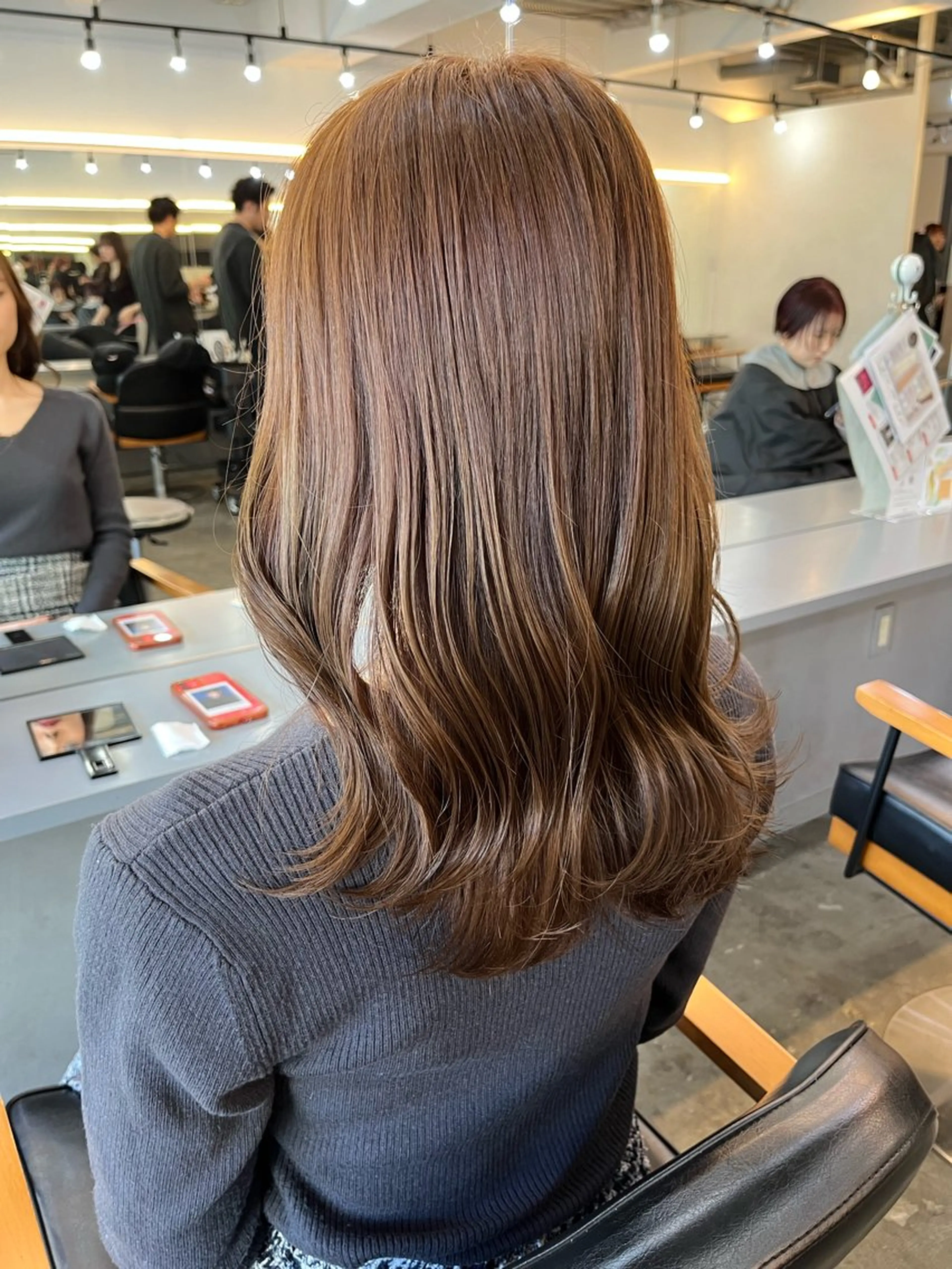 ミディアム カラー カット ヘアカラー トリートメント 🌛ダブルカラー 🌜SAYAKAのヘアスタイル