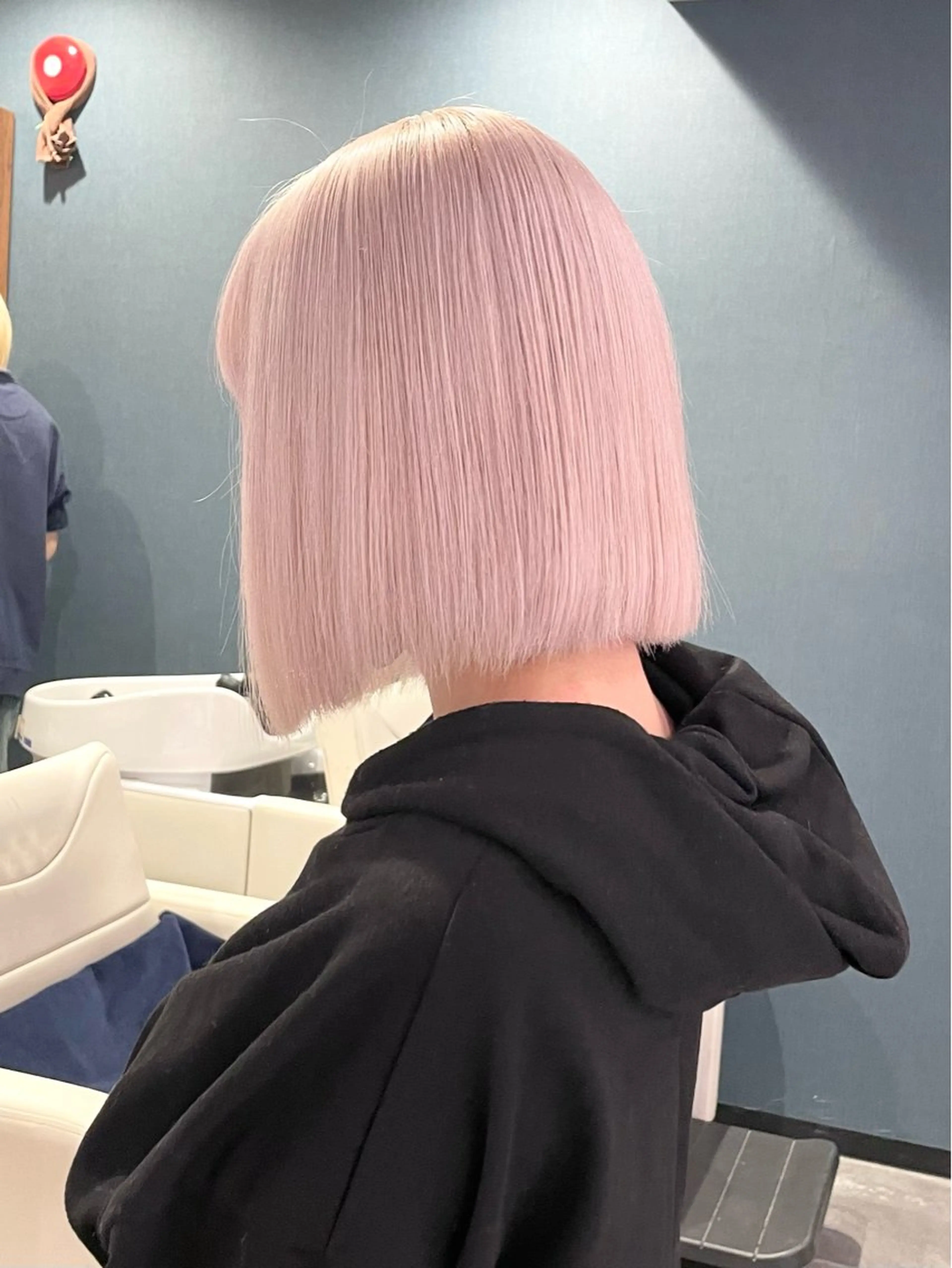ミディアム カラー ヘアカラー トリートメント 市川 澪のヘアスタイル