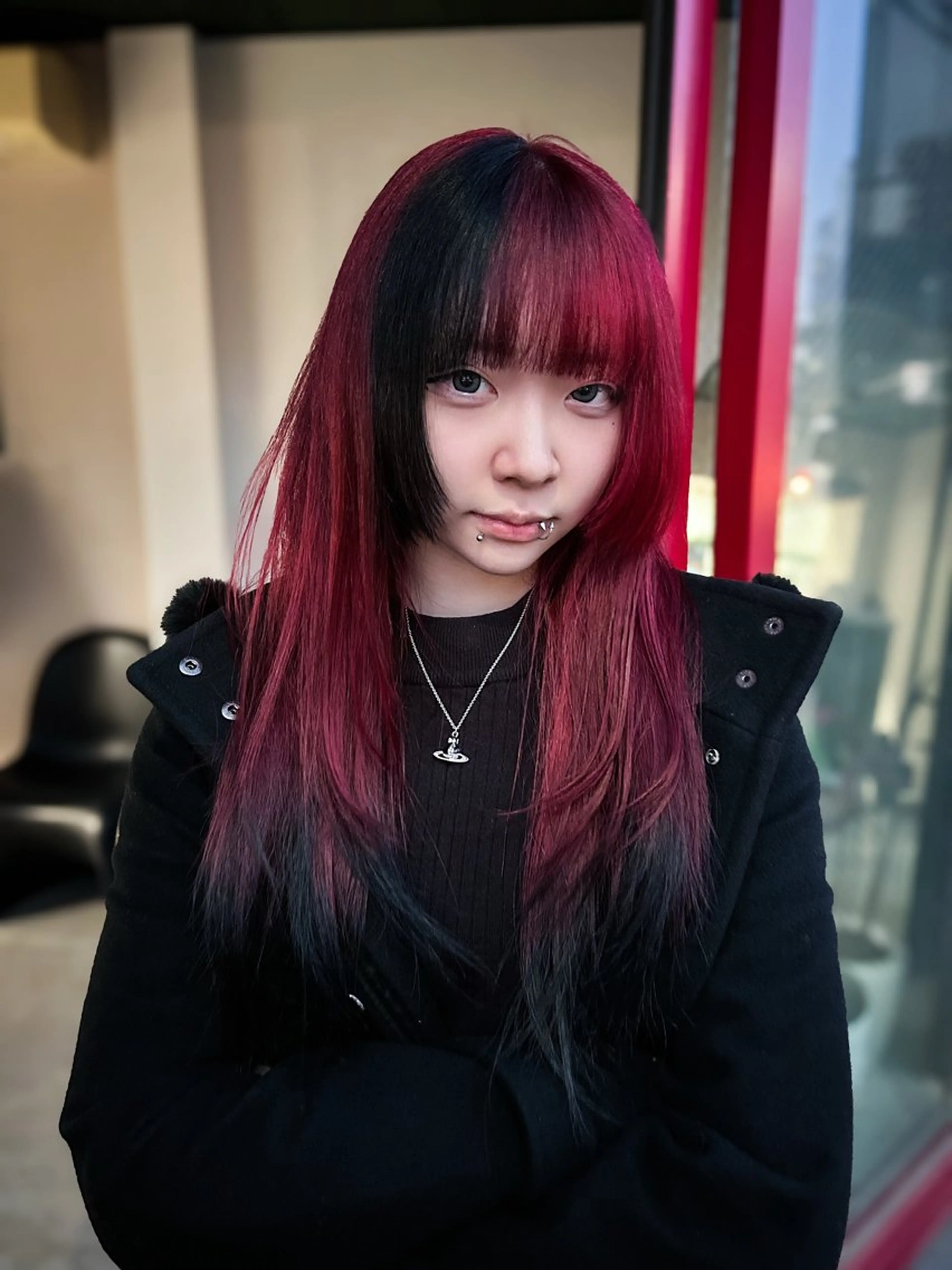 ロング カラー ヘアカラー ナチュラル・ハイトー ン🏆HINOKIのヘアスタイル