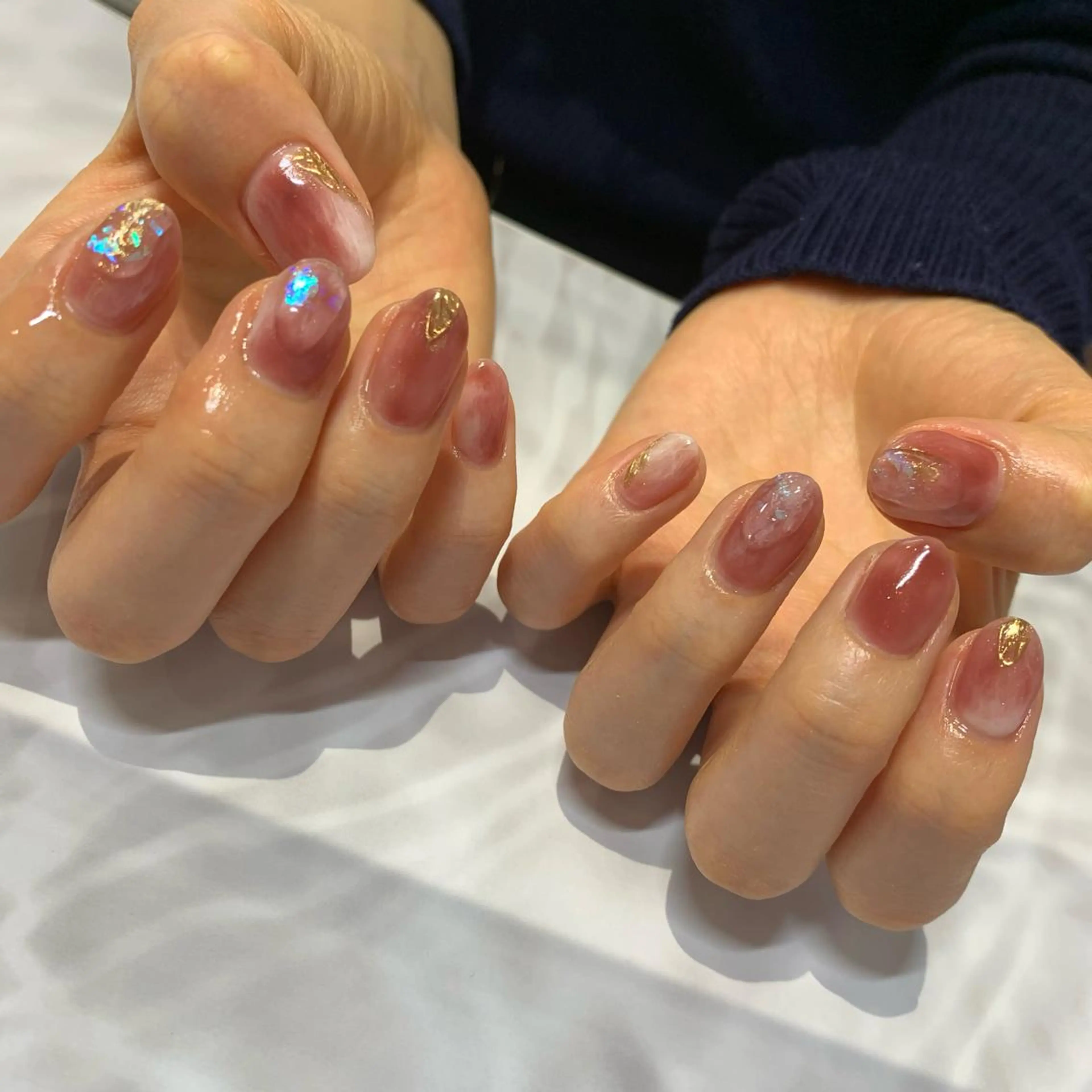 ネイル ニュアンスネイル マキノ ユイのネイルデザイン