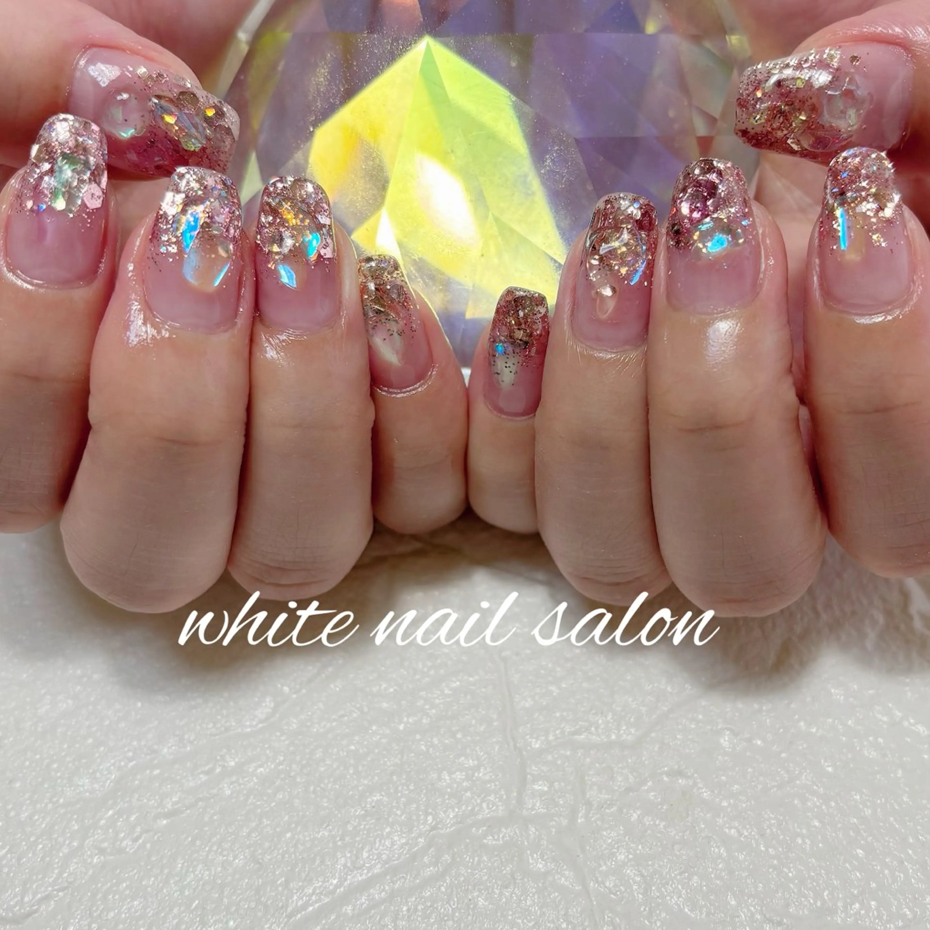 ネイル フットネイル ハンドネイル white nail salonのネイルデザイン