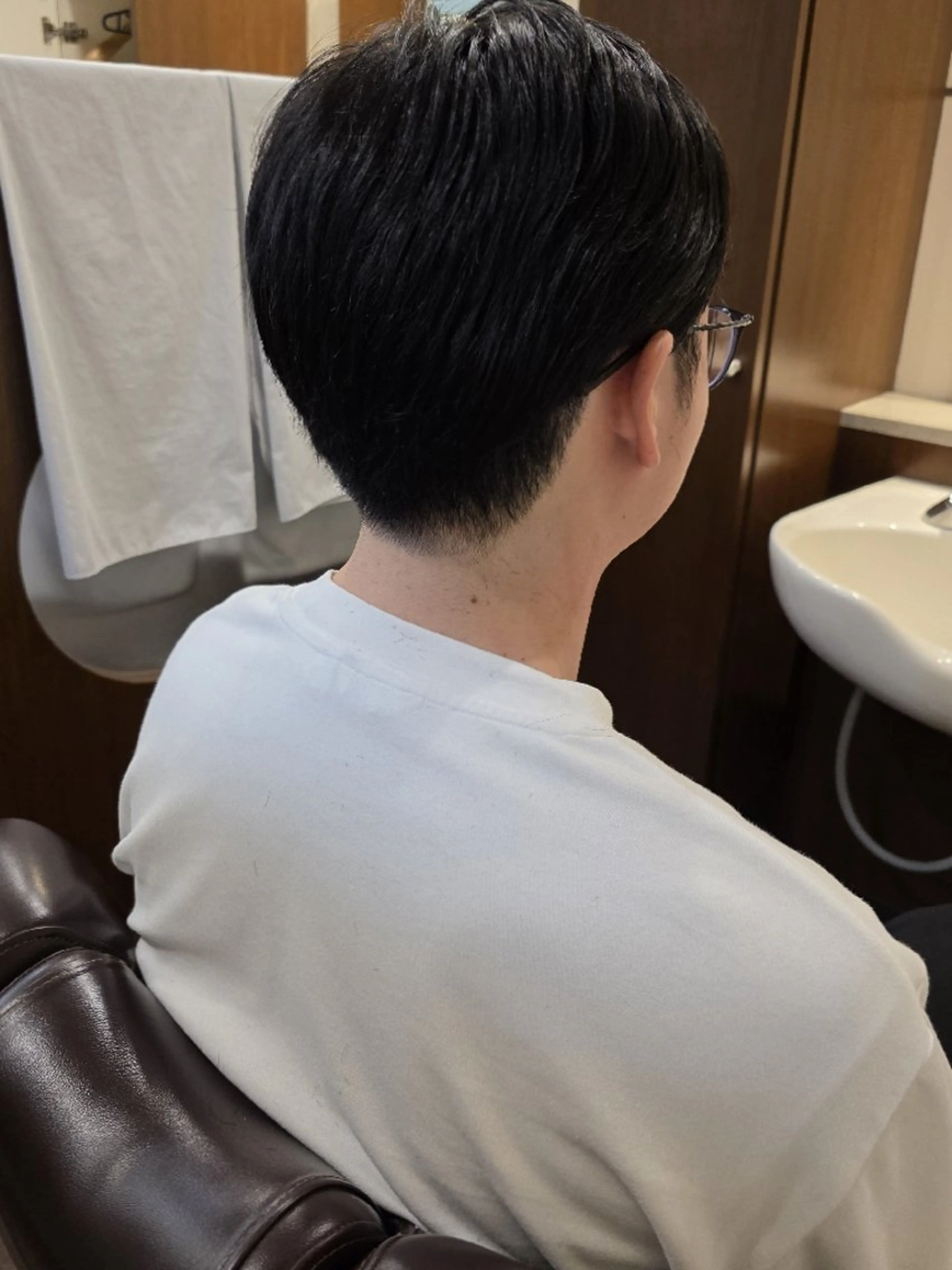 ミディアム 渡部 陽道のヘアスタイル