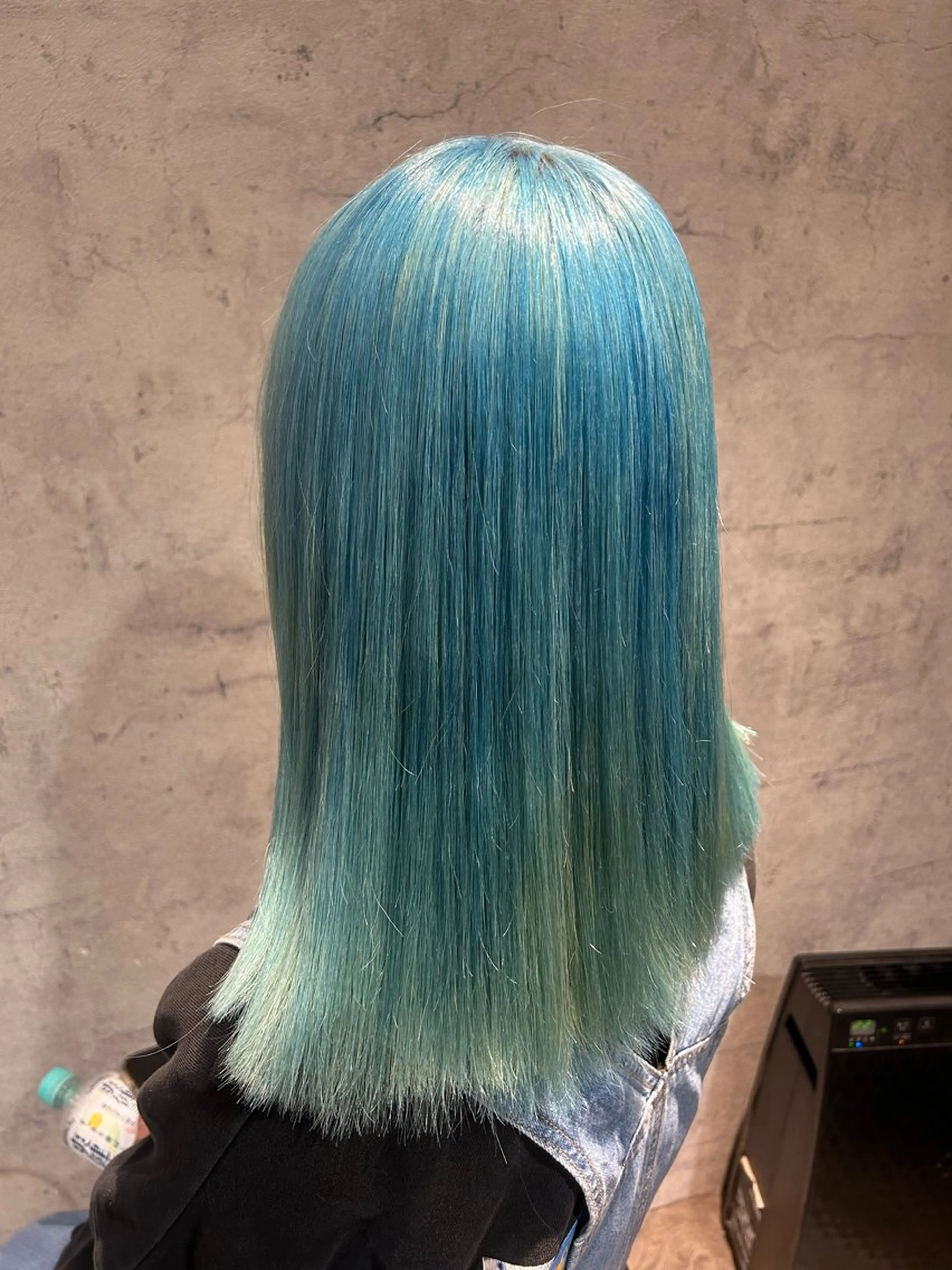 ミディアム カラー ブリーチ ミント ヘアカラー パーソナルカラー 診断🍀マリンのヘアスタイル