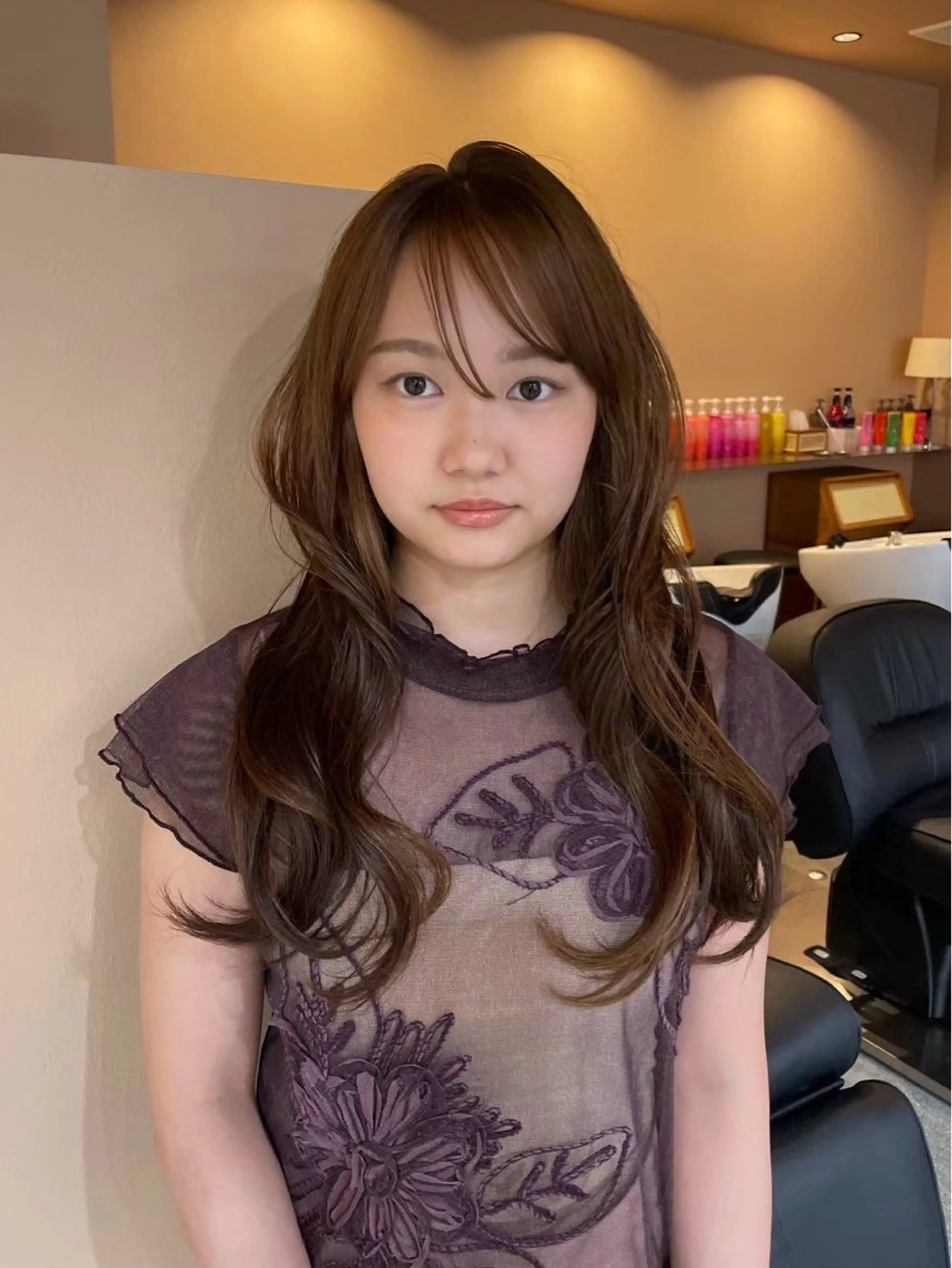 ロング メンズモデル募集中 YOKE reinaのヘアスタイル