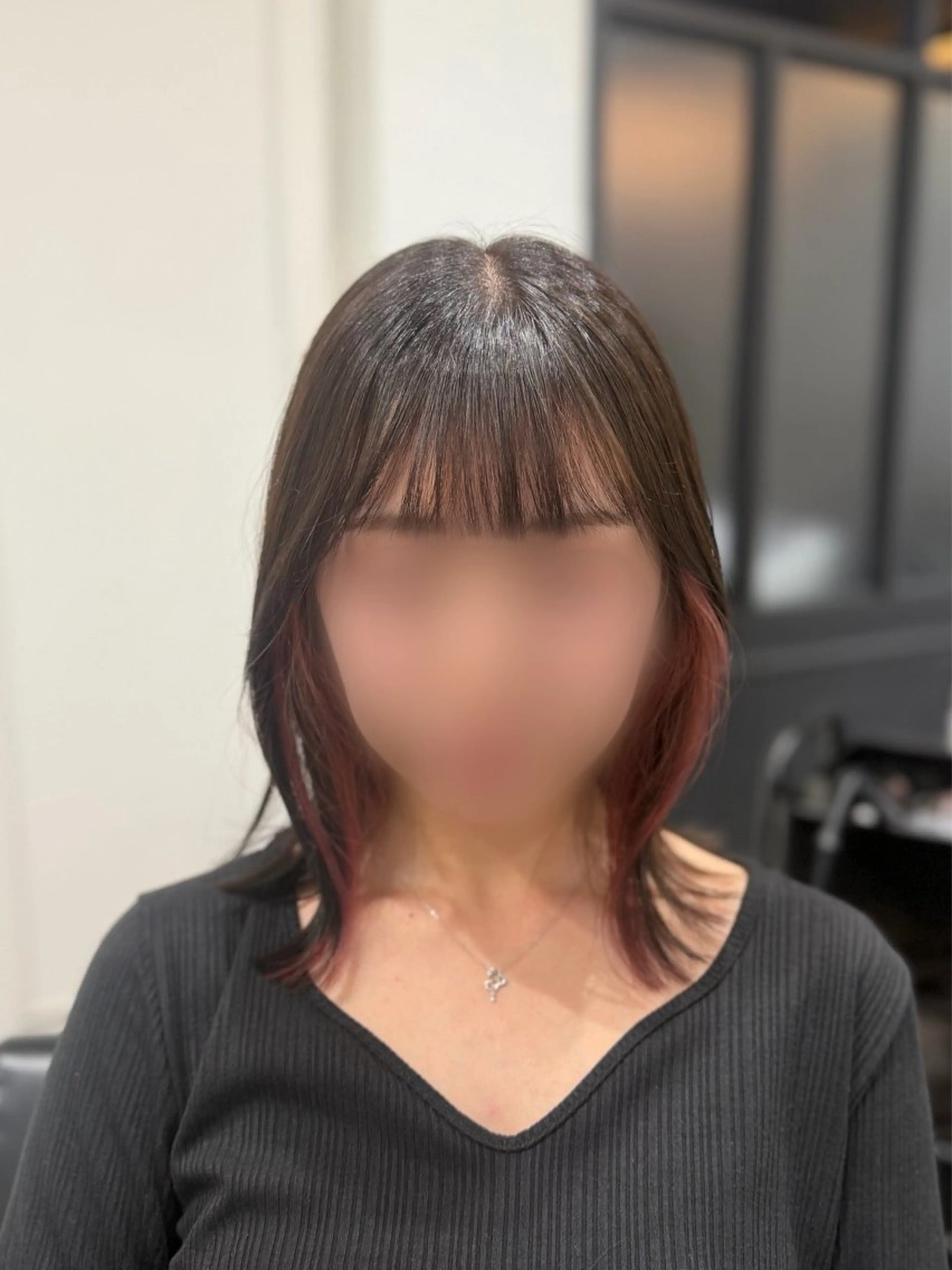 ミディアム ヘアカラー Dia ‎ アキヨシ ミユのヘアスタイル