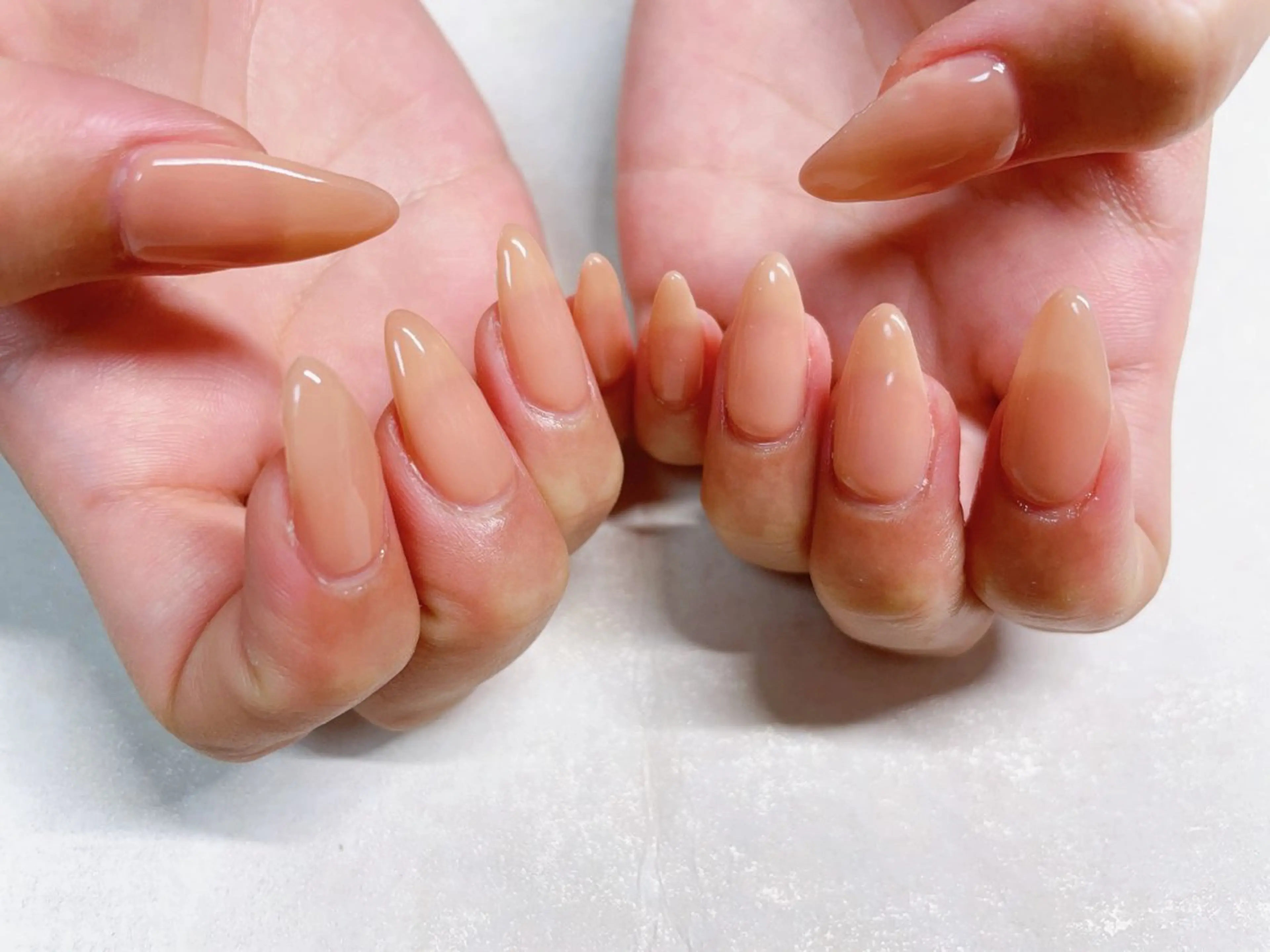 ネイル オーロラネイル フラワーネイル フットネイル フレンチネイル ジェルネイル ハンドネイル mogunail &blowのネイルデザイン