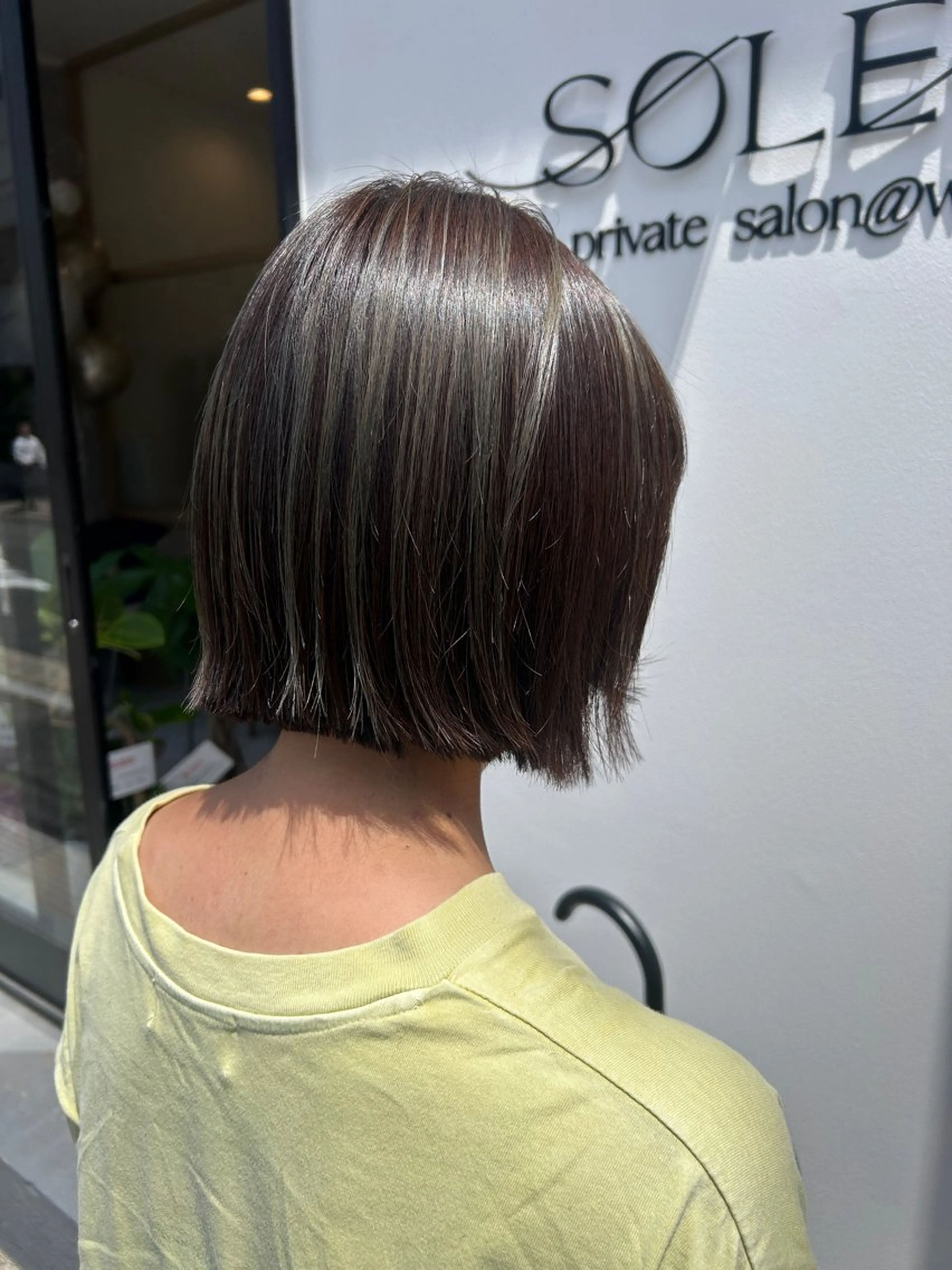 ミディアム カラー 髪質改善 カット トリートメント 久木原 ゆりのヘアスタイル