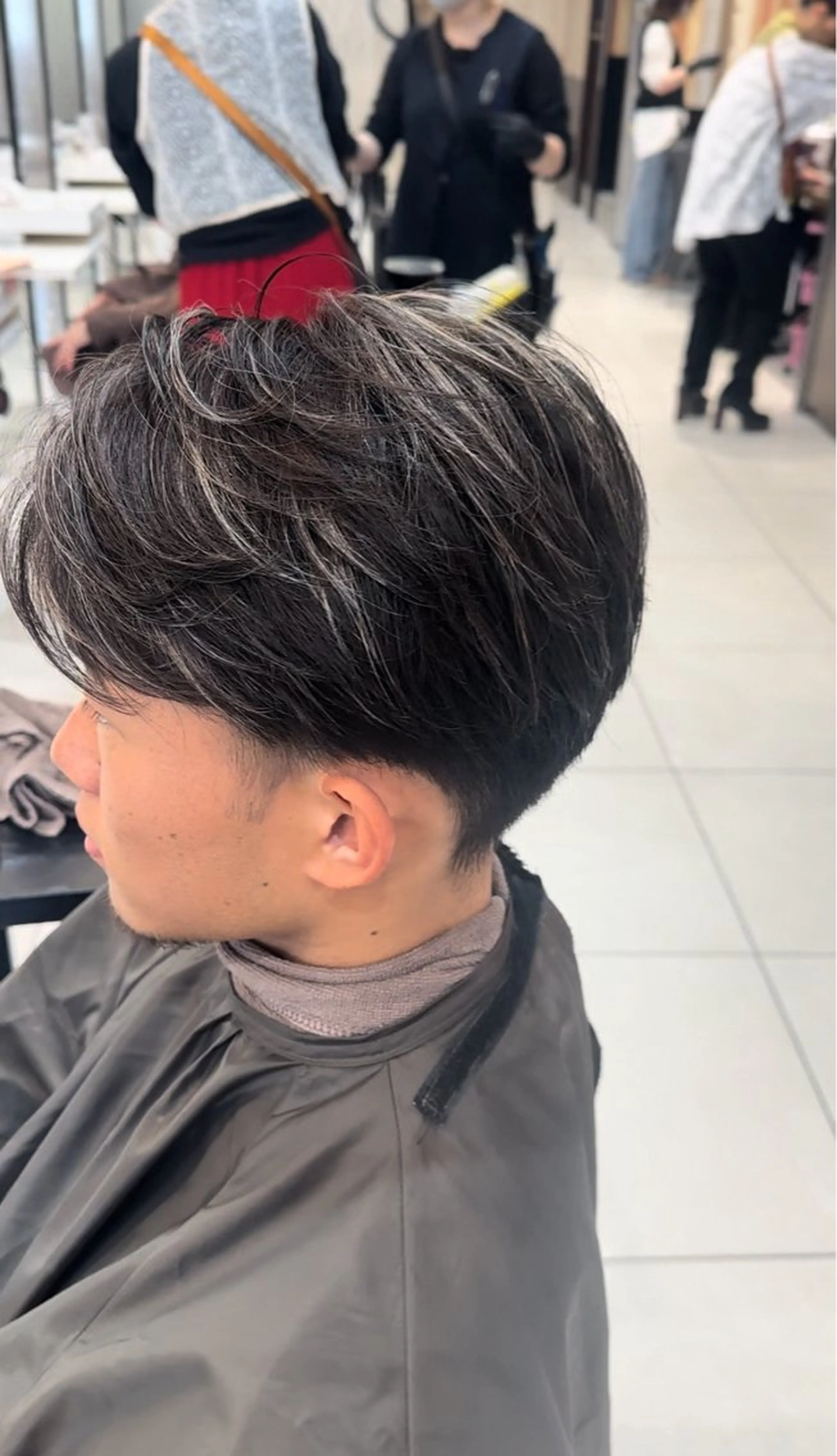 メンズ ヘアカラー トリートメント 神戸 大輝のヘアスタイル