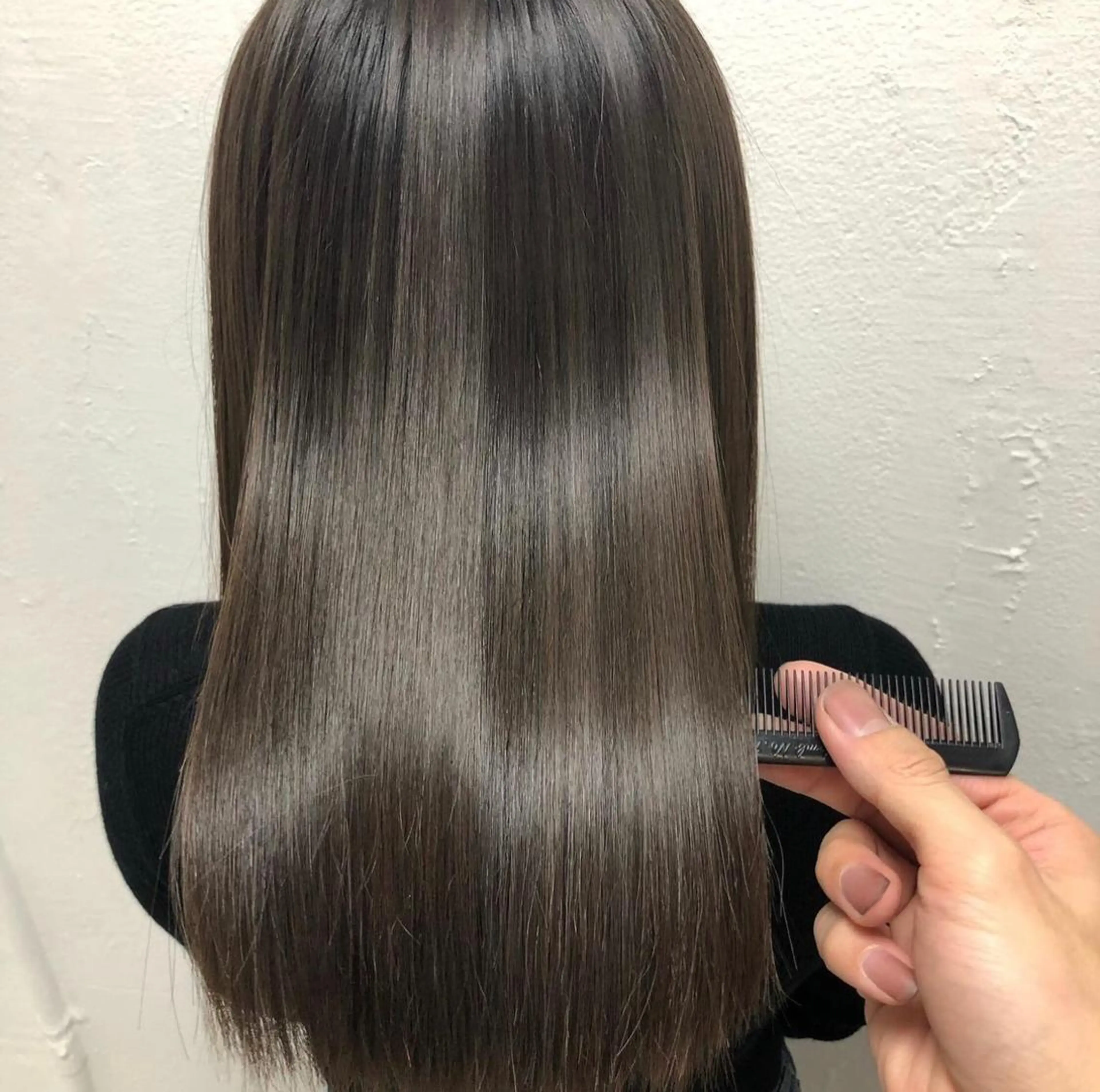 セミロング 髪質改善 縮毛矯正 メンズ/似合わせ/骨 格矯正/真人のヘアスタイル