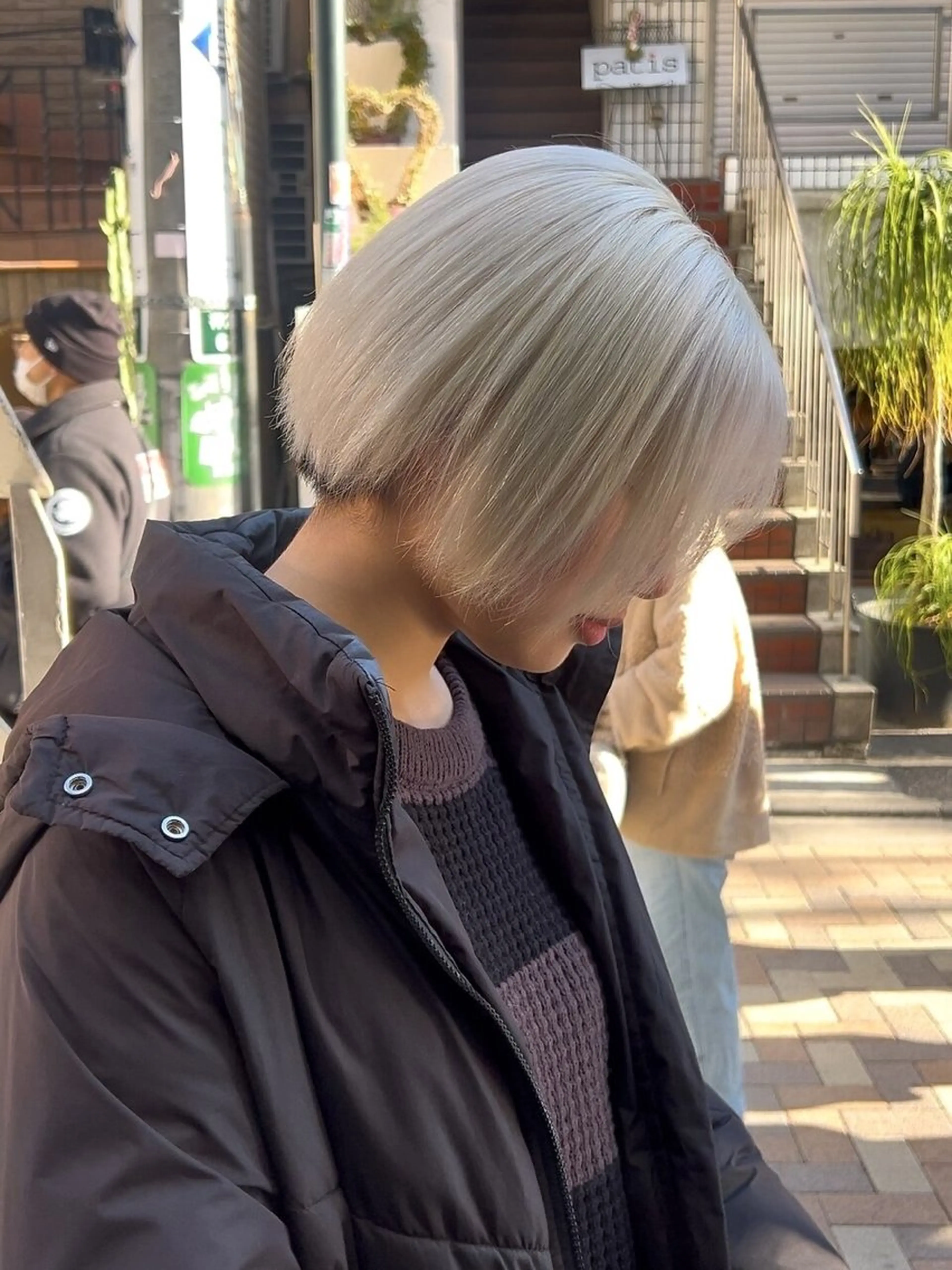 ミディアム カラー ヘアカラー トリートメント ヘアセット 透明感カラー/ kazusaのヘアスタイル