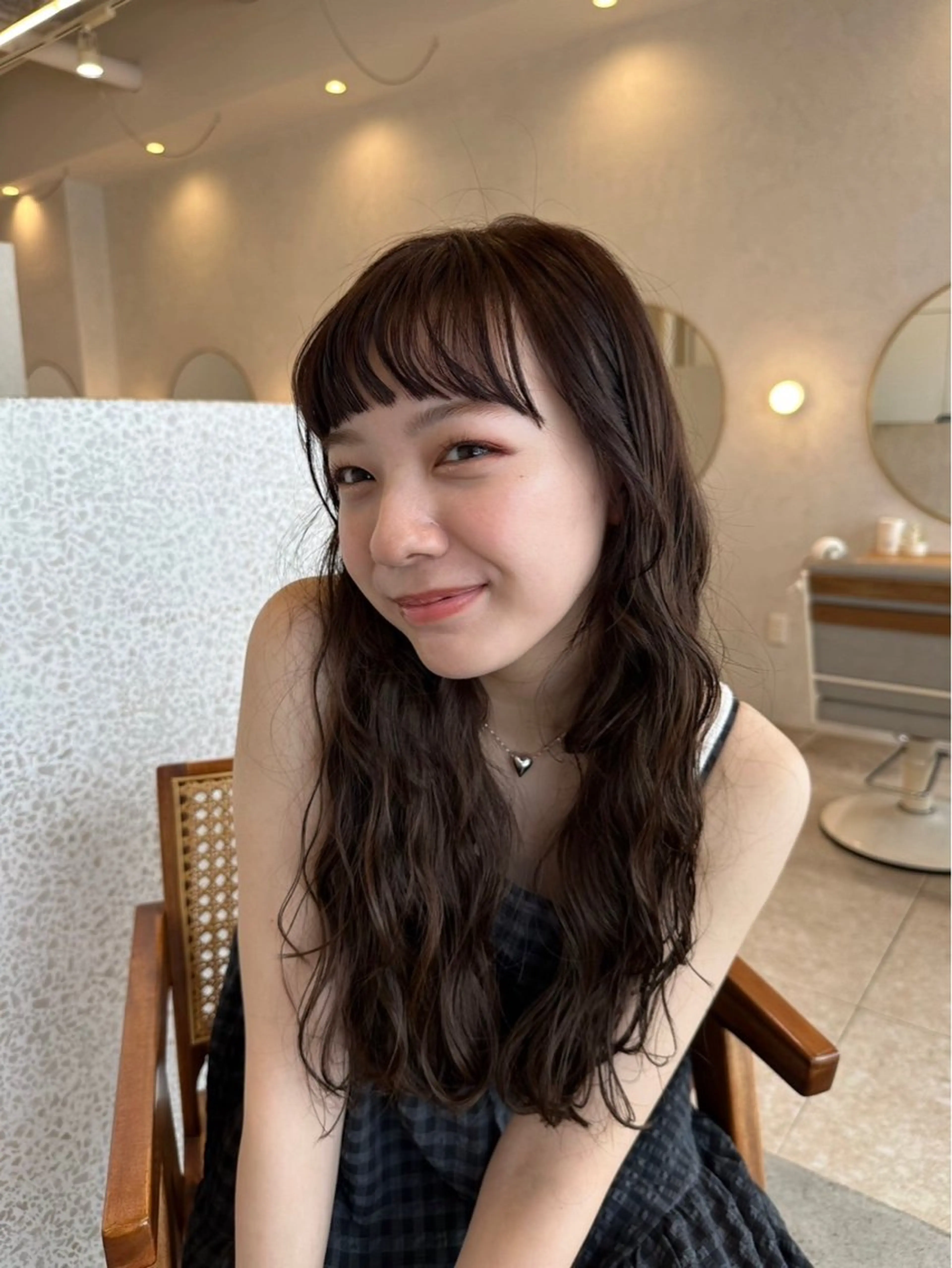 ロング 松井 雅のヘアスタイル