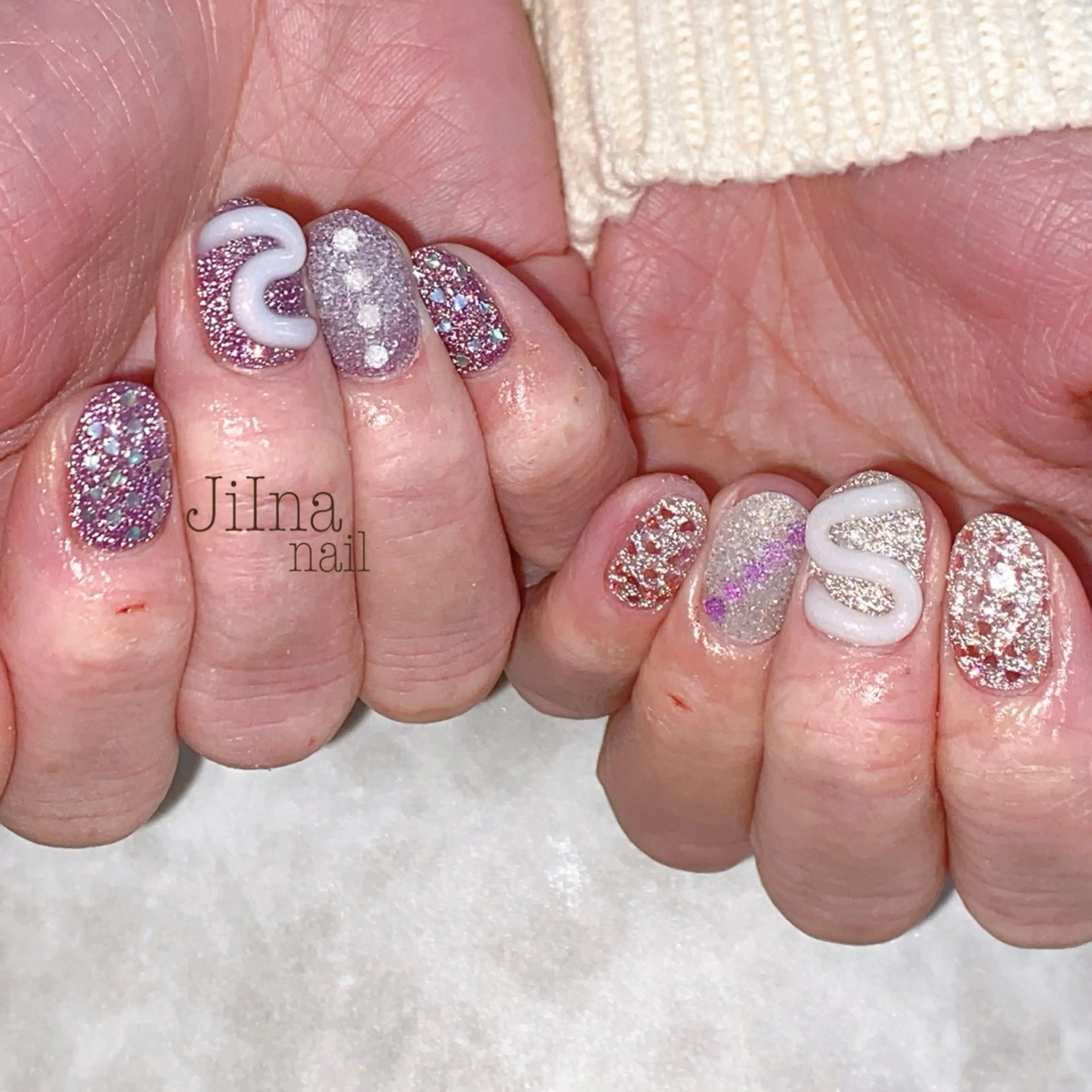 ネイル 持ち込み JiIna nailのネイルデザイン