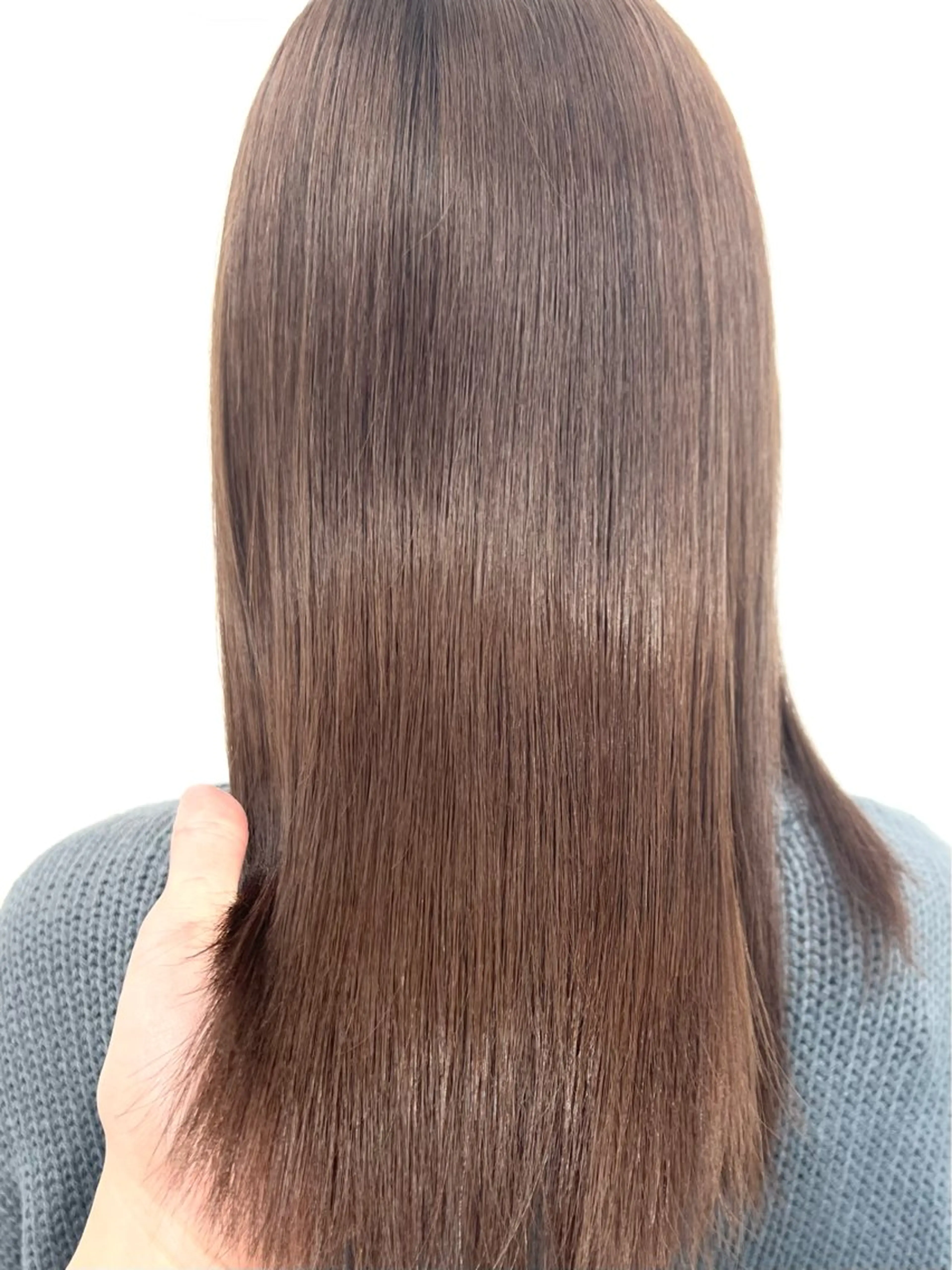 ミディアム カラー ベージュカラー ブリーチ ケアカラー 透明感カラー ミルクティーベージュ カット ヘアカラー トリートメント HARU//原宿🤍 リピート率NO.1のヘアスタイル