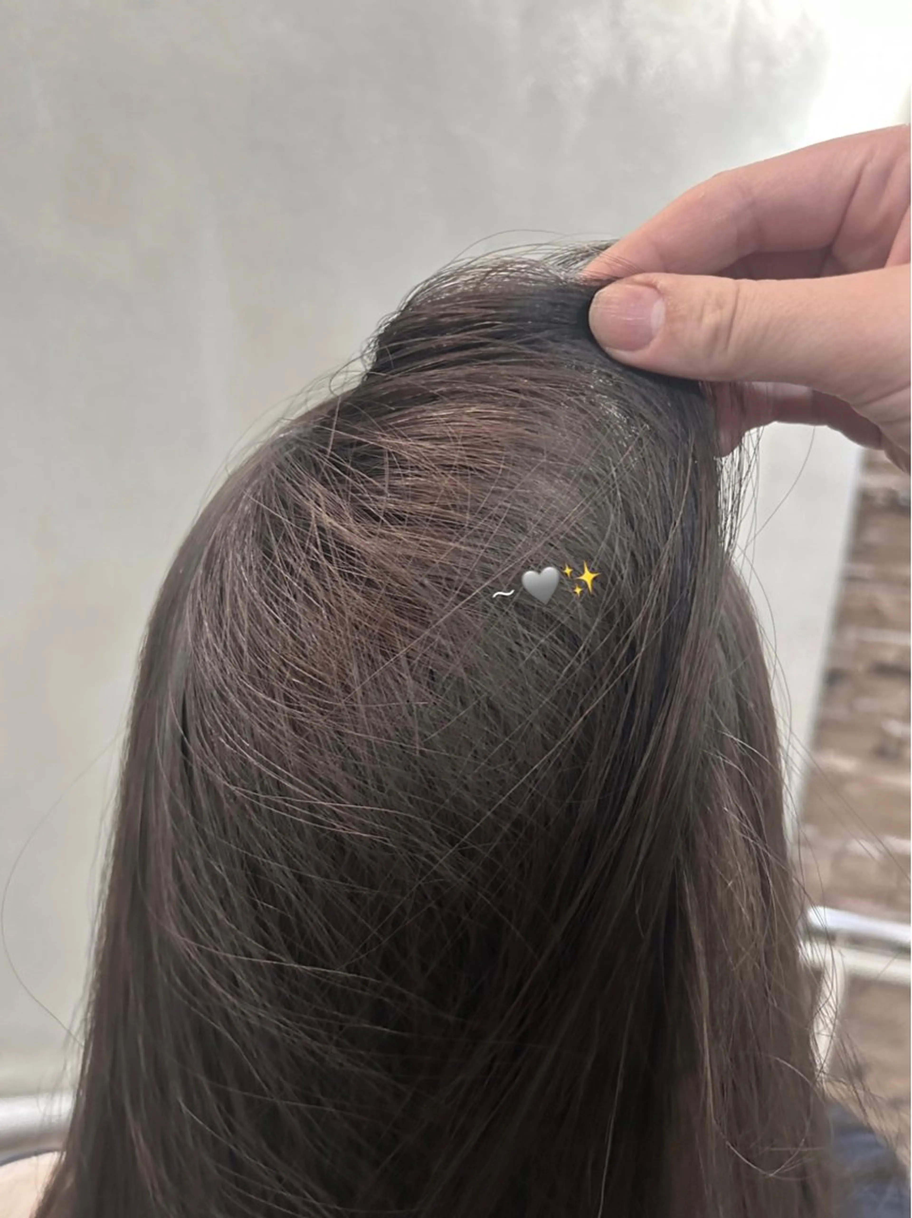 ロング カラー ブリーチ グレージュ 透明感カラー/西梅田 / nagisa🦋のヘアスタイル