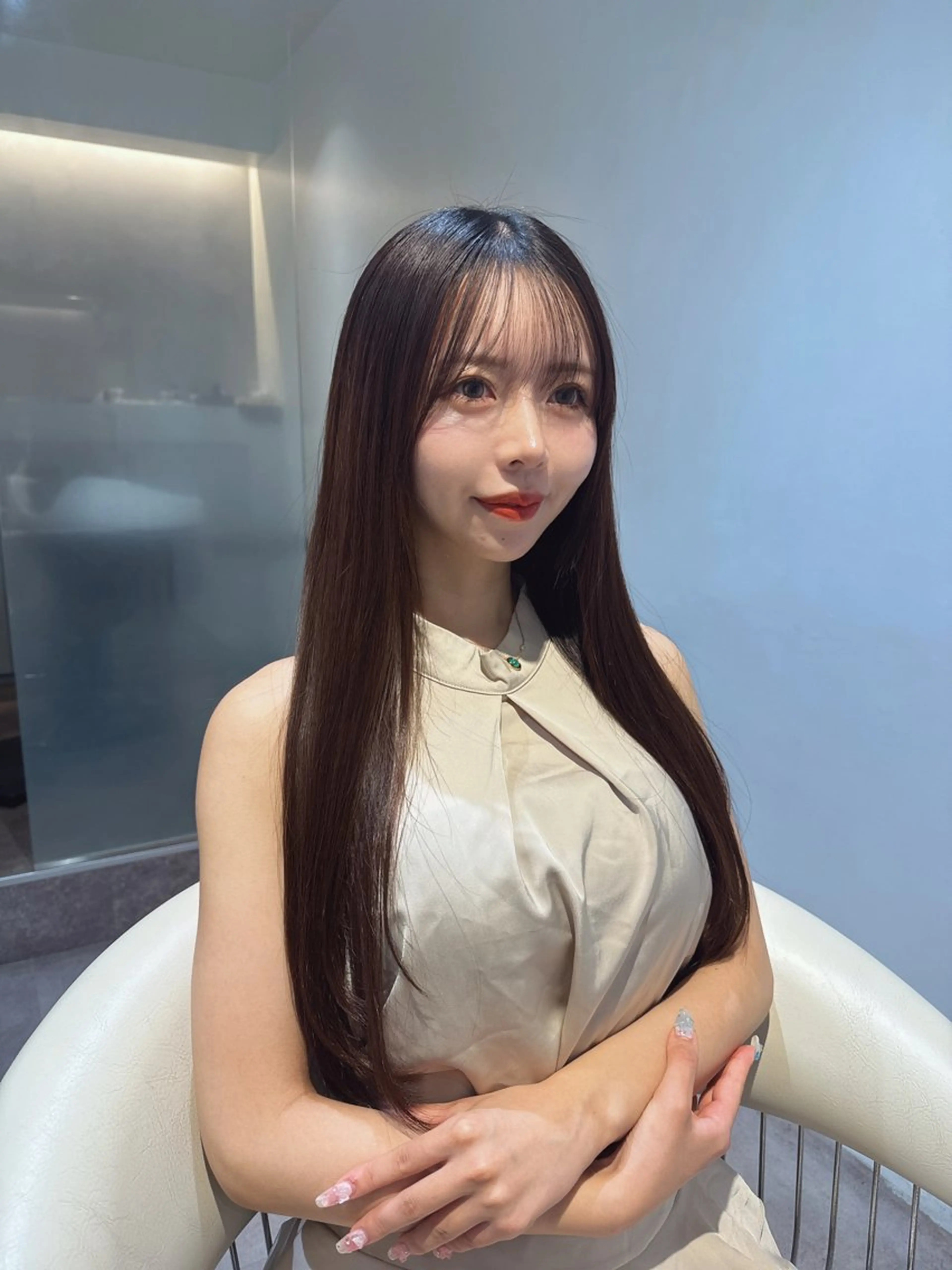 ロング カラー カット ヘアカラー トリートメント 💎透明感カラー特化 💎TAISEIのヘアスタイル