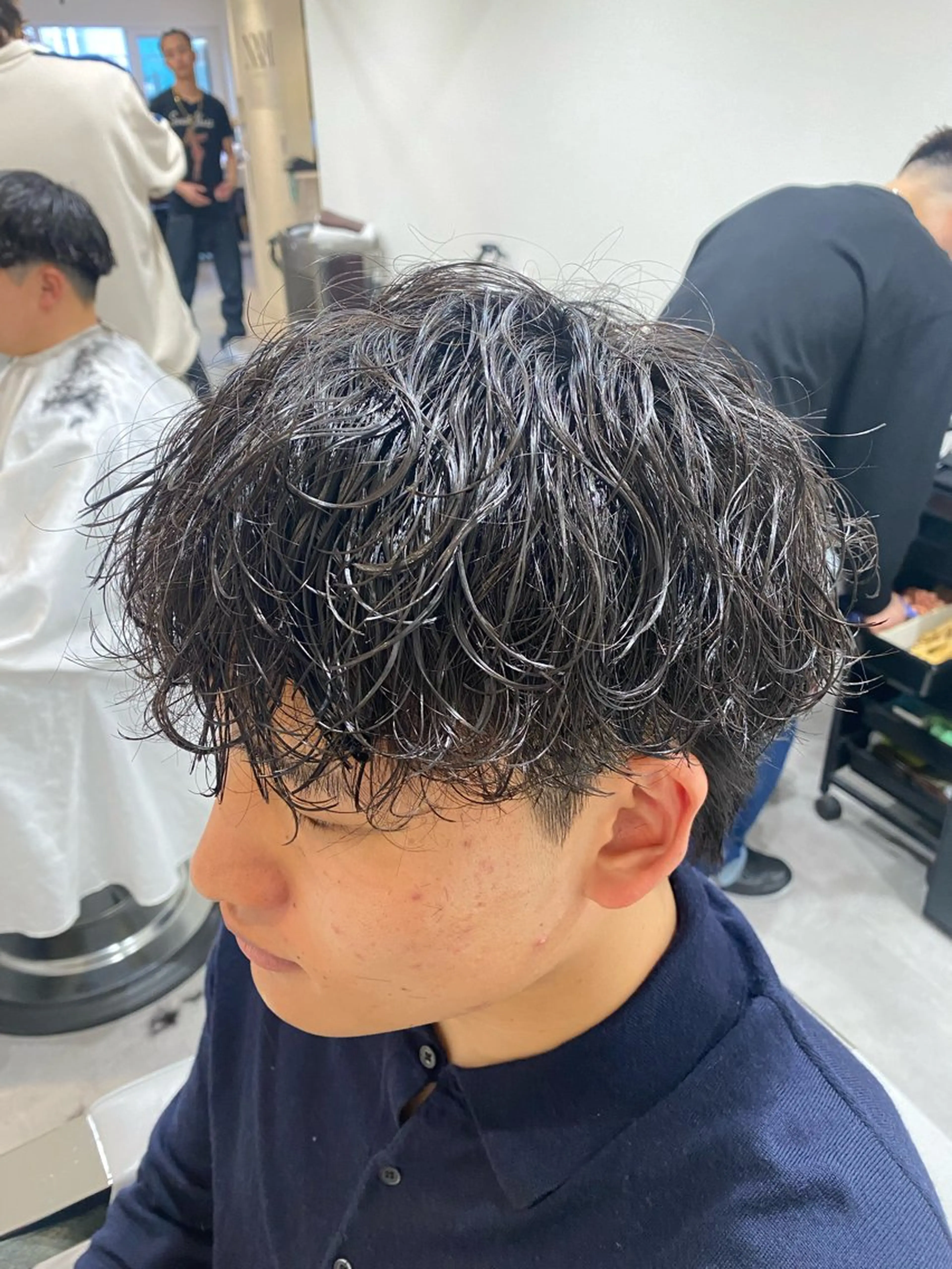 ショート カット パーマ 小川 凜華のヘアスタイル