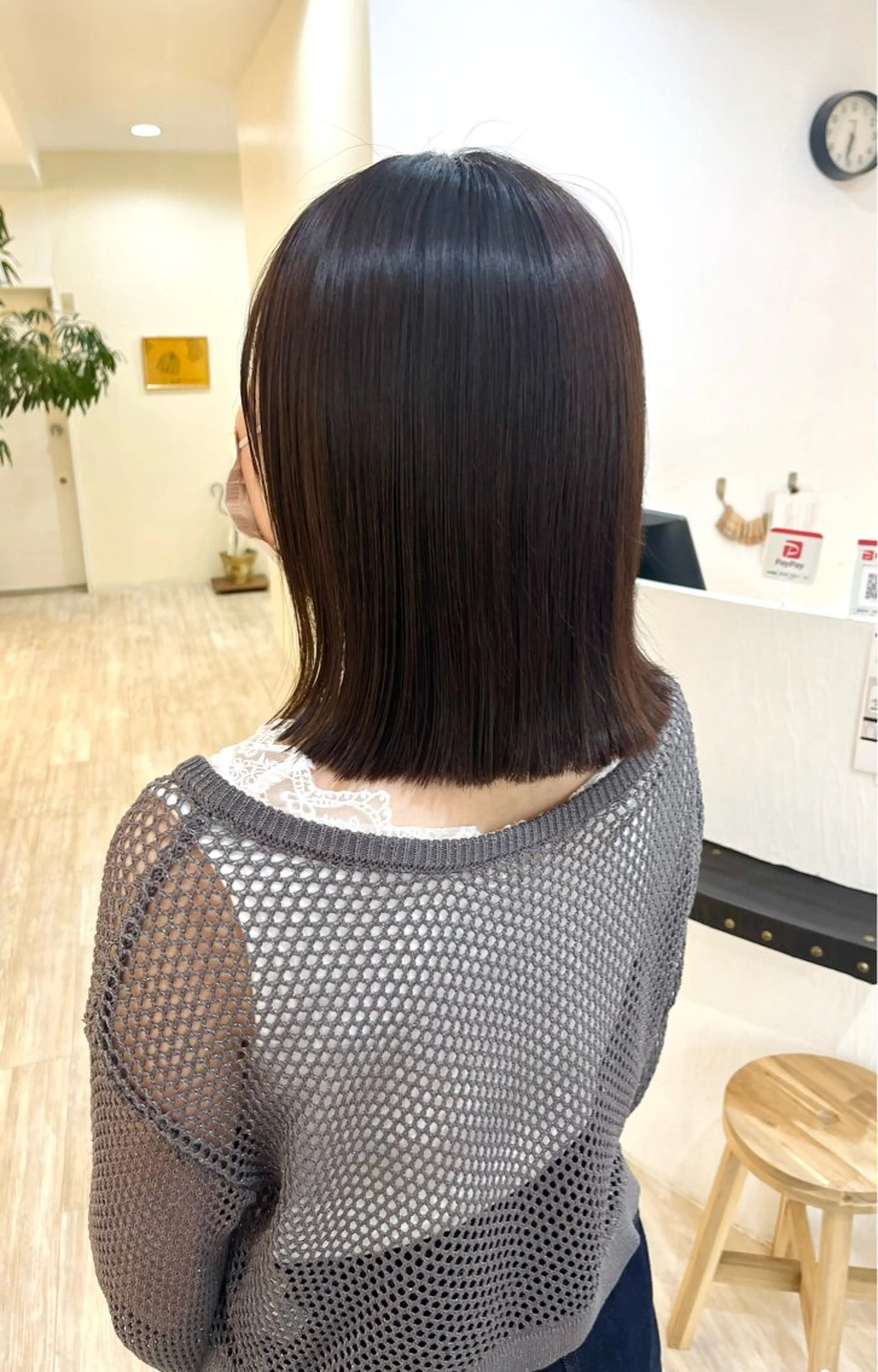 ミディアム カラー パーマ カット ヘアカラー 縮毛矯正 つぼみ/パーマ ／レイヤー／ボブのヘアスタイル