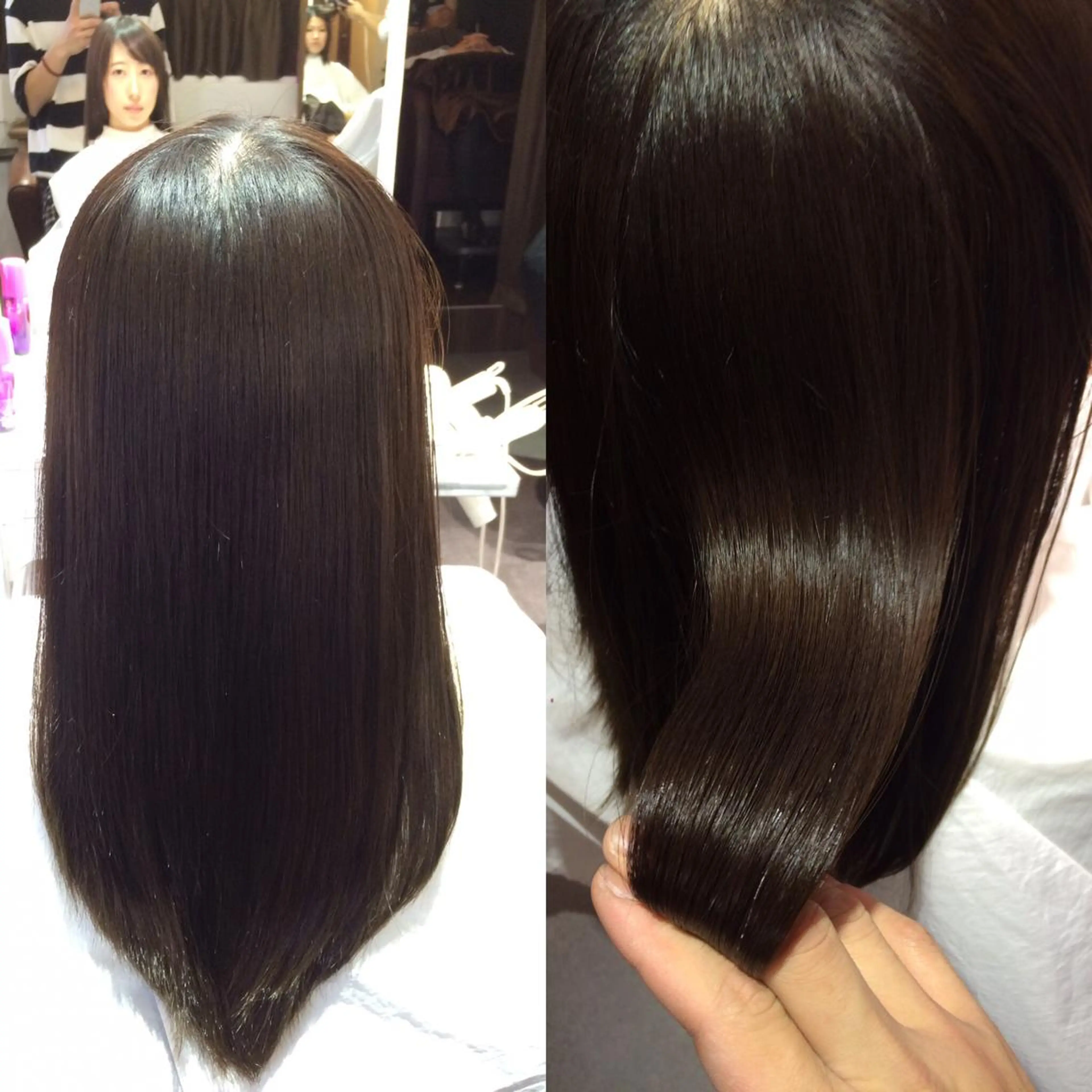 ミディアム セミロング カラー CHAINON 近鉄奈良店のヘアスタイル