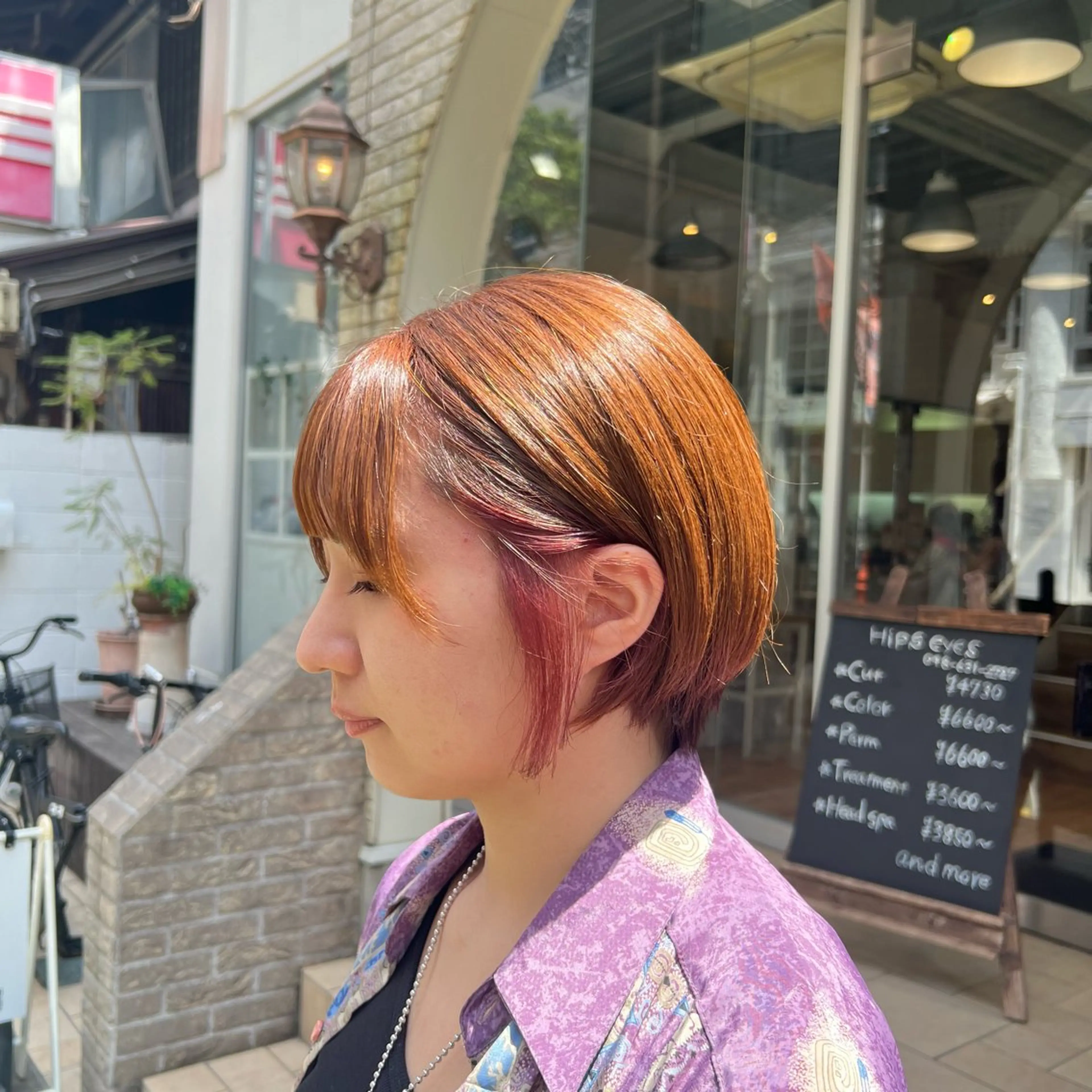 カラー ピンクカラー ヘアカラー インナーカラー♡ Nanakoのヘアスタイル