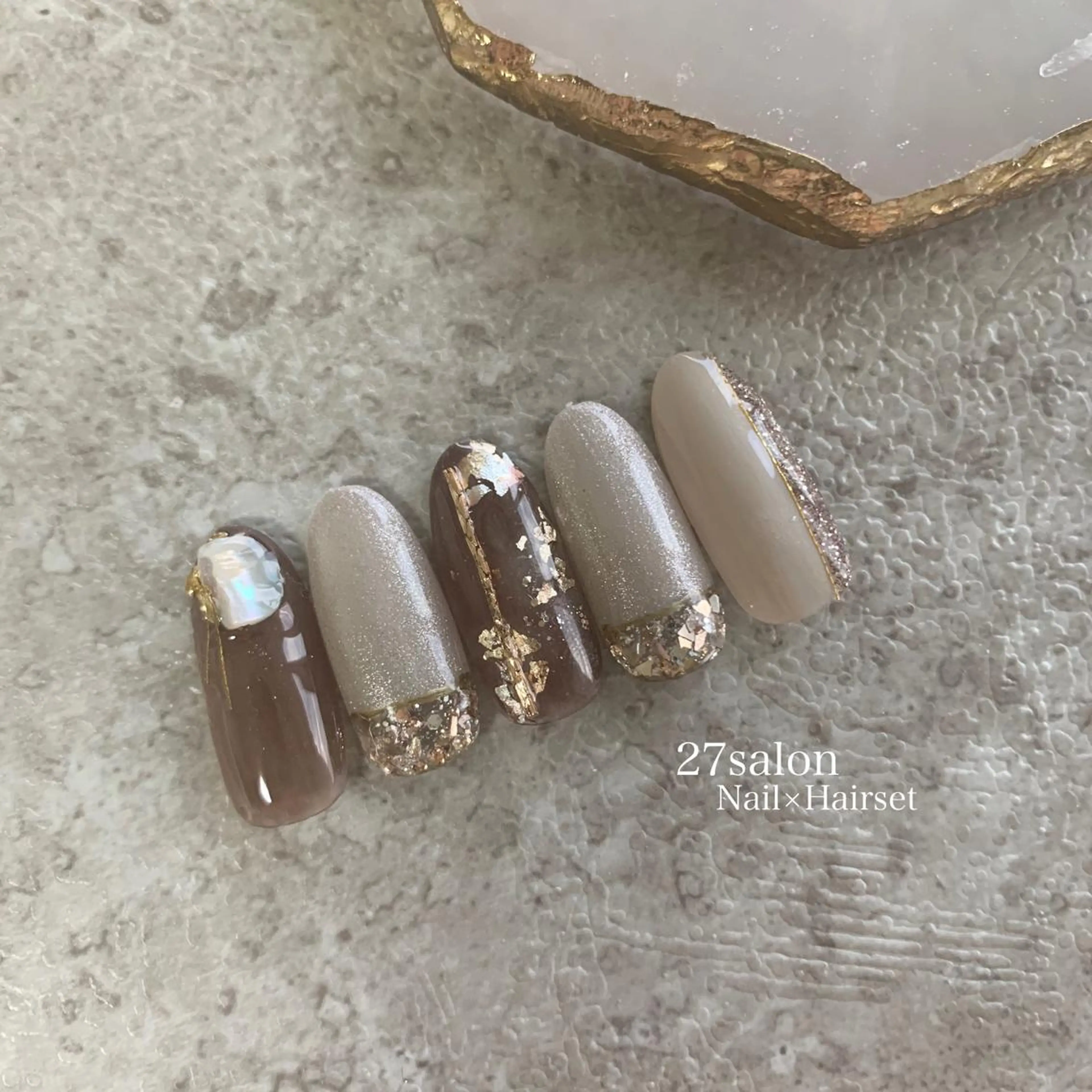 ネイル ハンドネイル 27salon yuinaのネイルデザイン