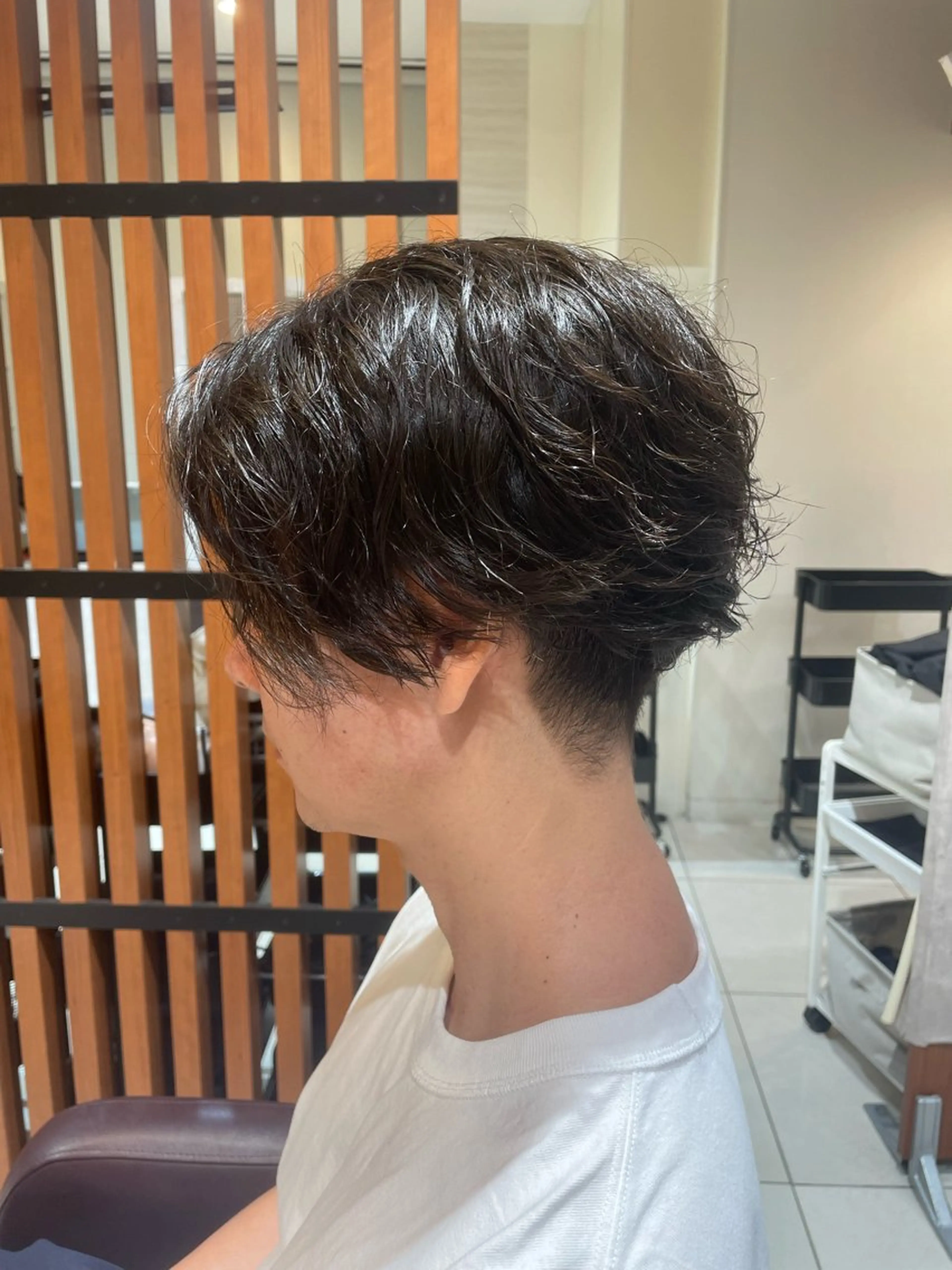 メンズ 松村紗奈/カット パーマ/モデル募集中のヘアスタイル