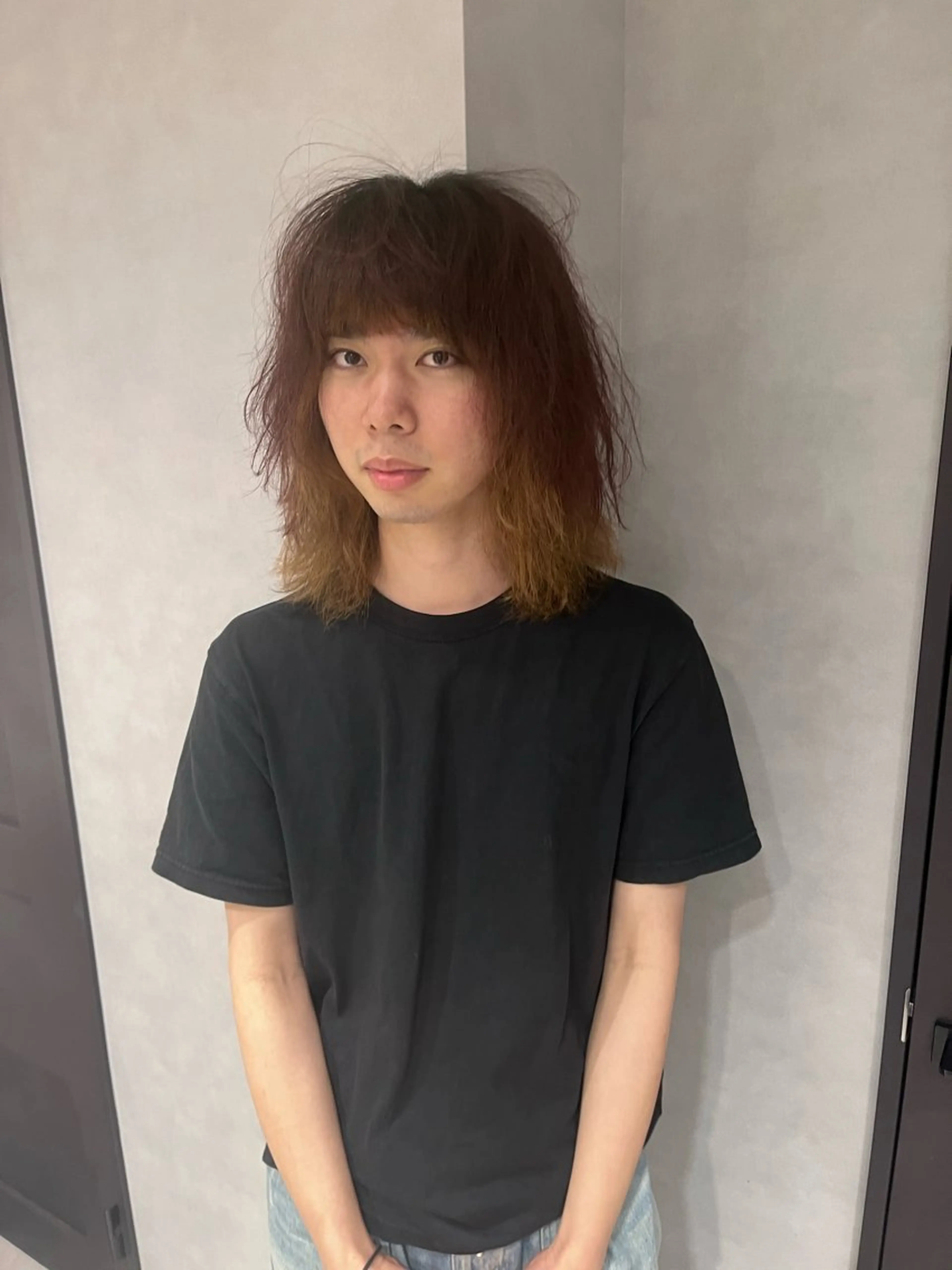 パーマ メンズ メンズブリーチ メンズパーマ ブリーチ/縮毛矯正 ❤️‍🔥シンノスケのヘアスタイル