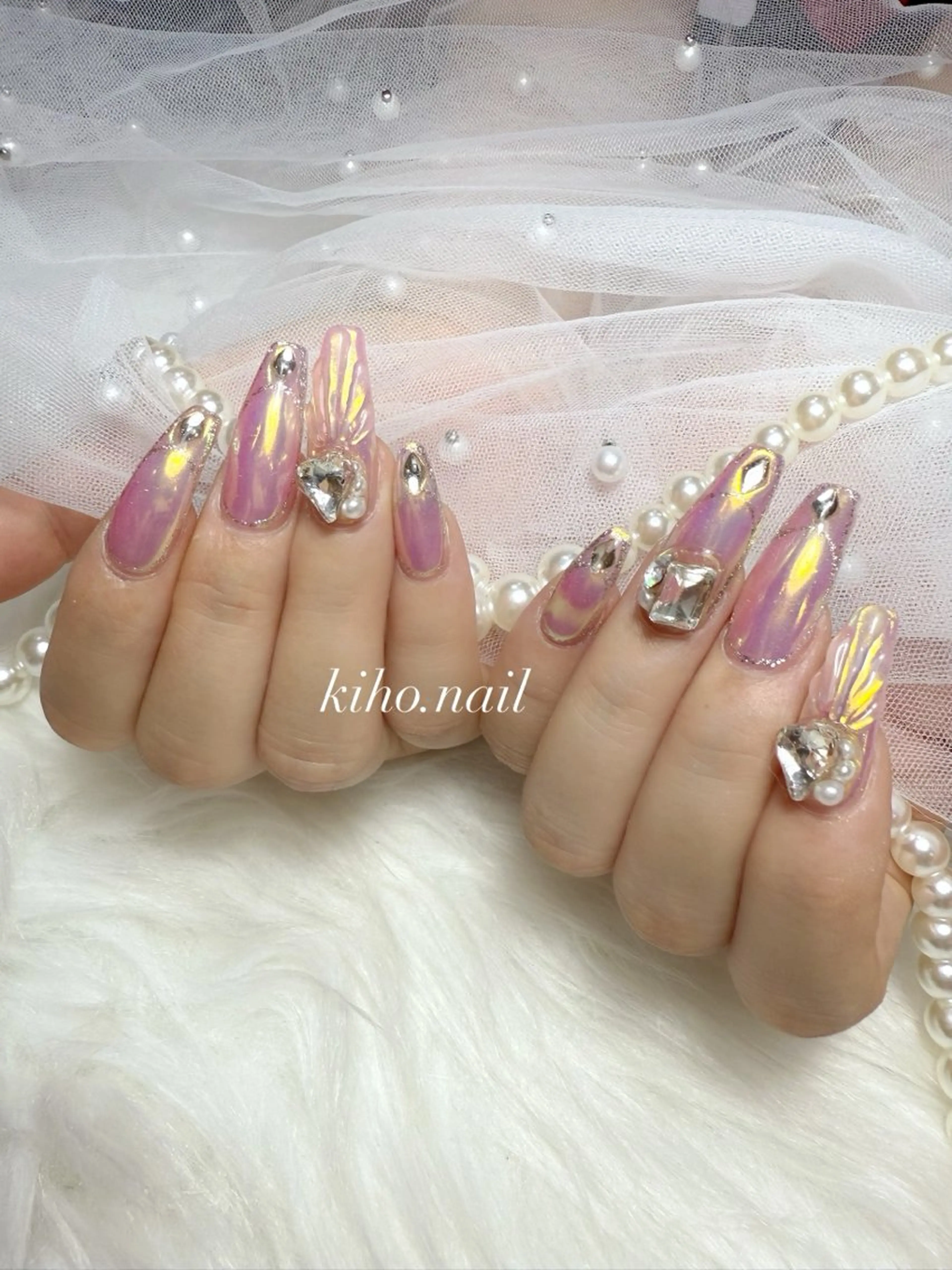ネイル ハンドネイル KIHO 【週一深夜ネイル】のネイルデザイン