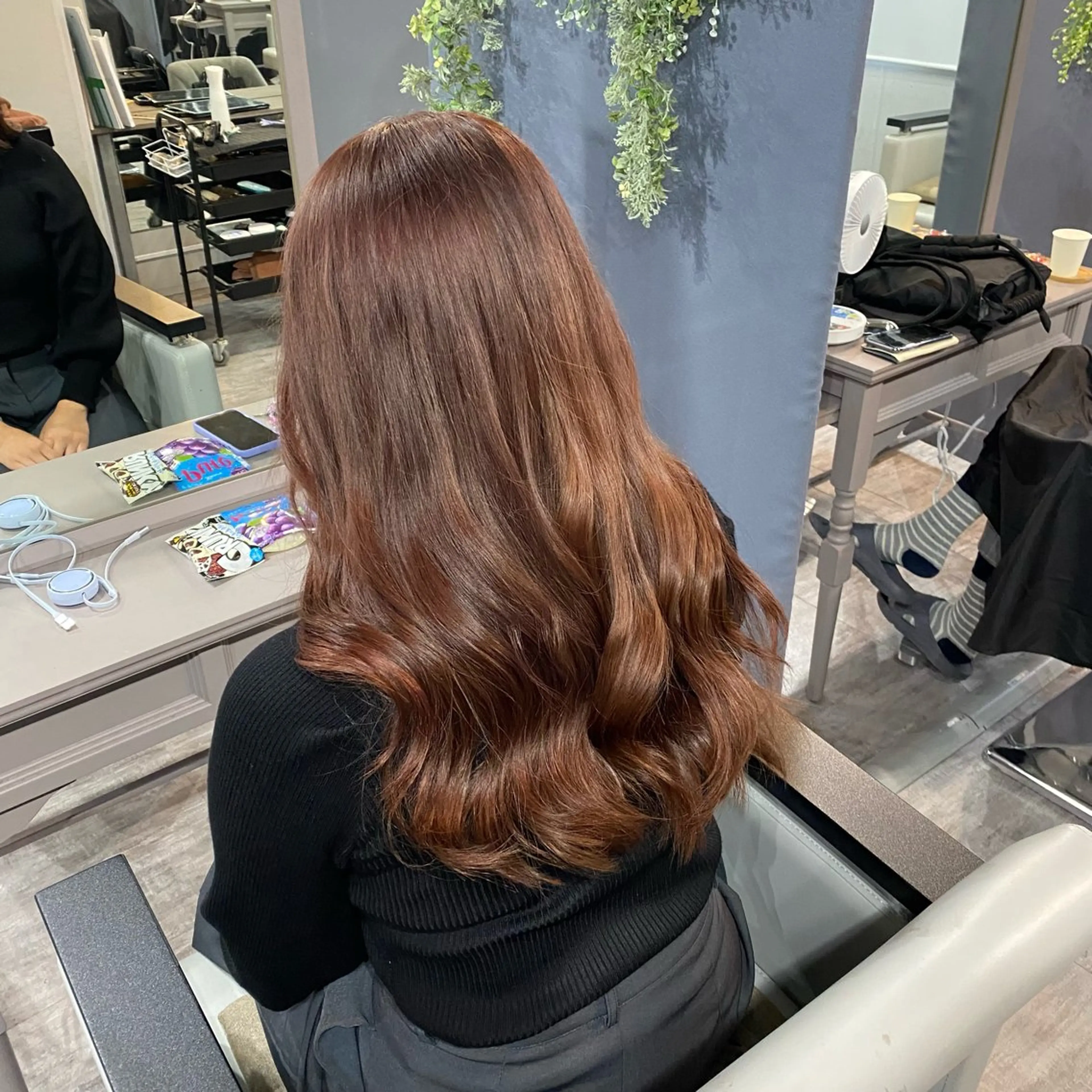 カラー Sherry🎧 RENA🩶のヘアスタイル