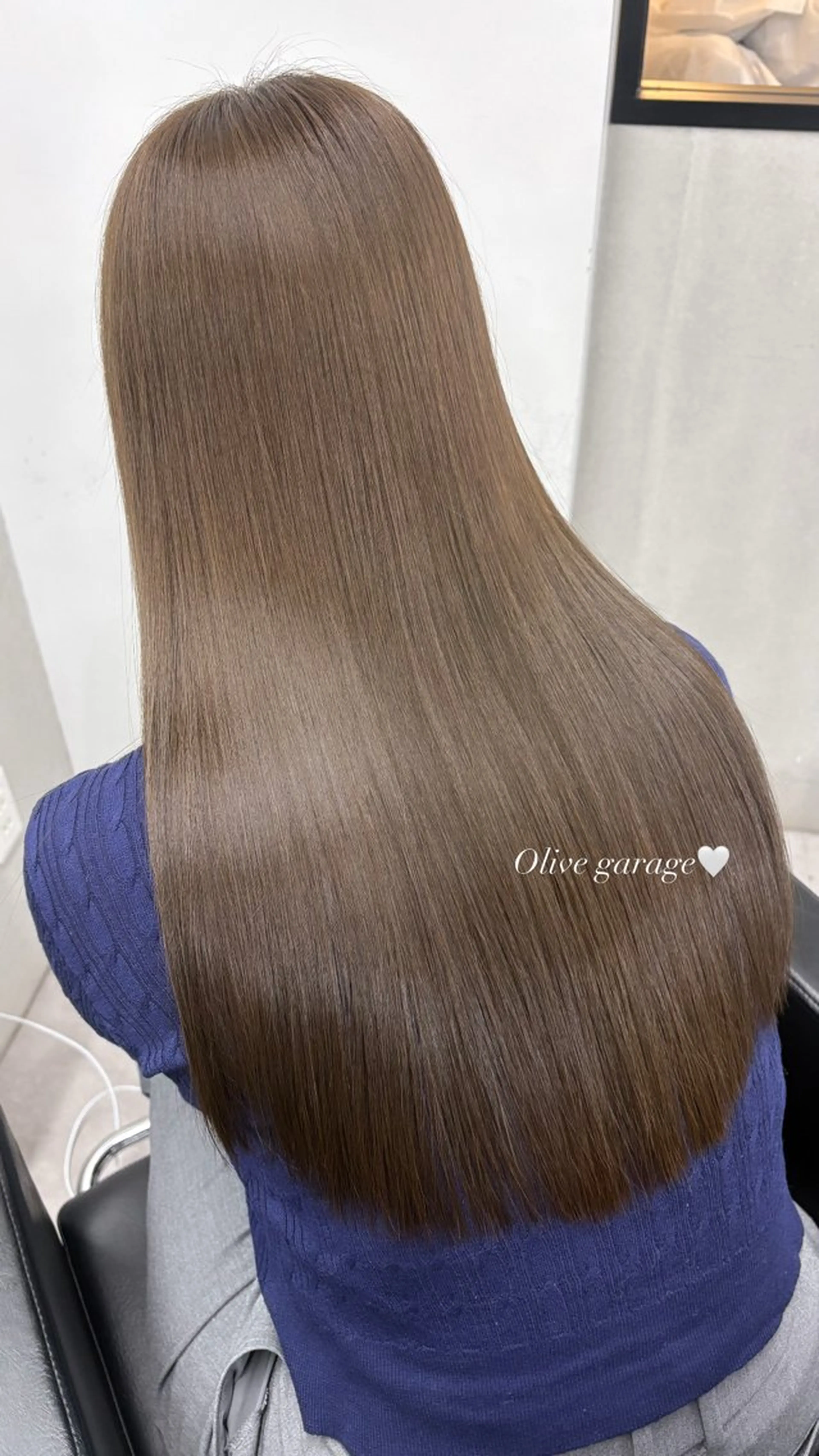 艶髪ワンカラー＋ストレートorコテ巻き仕上げ🎀の写真