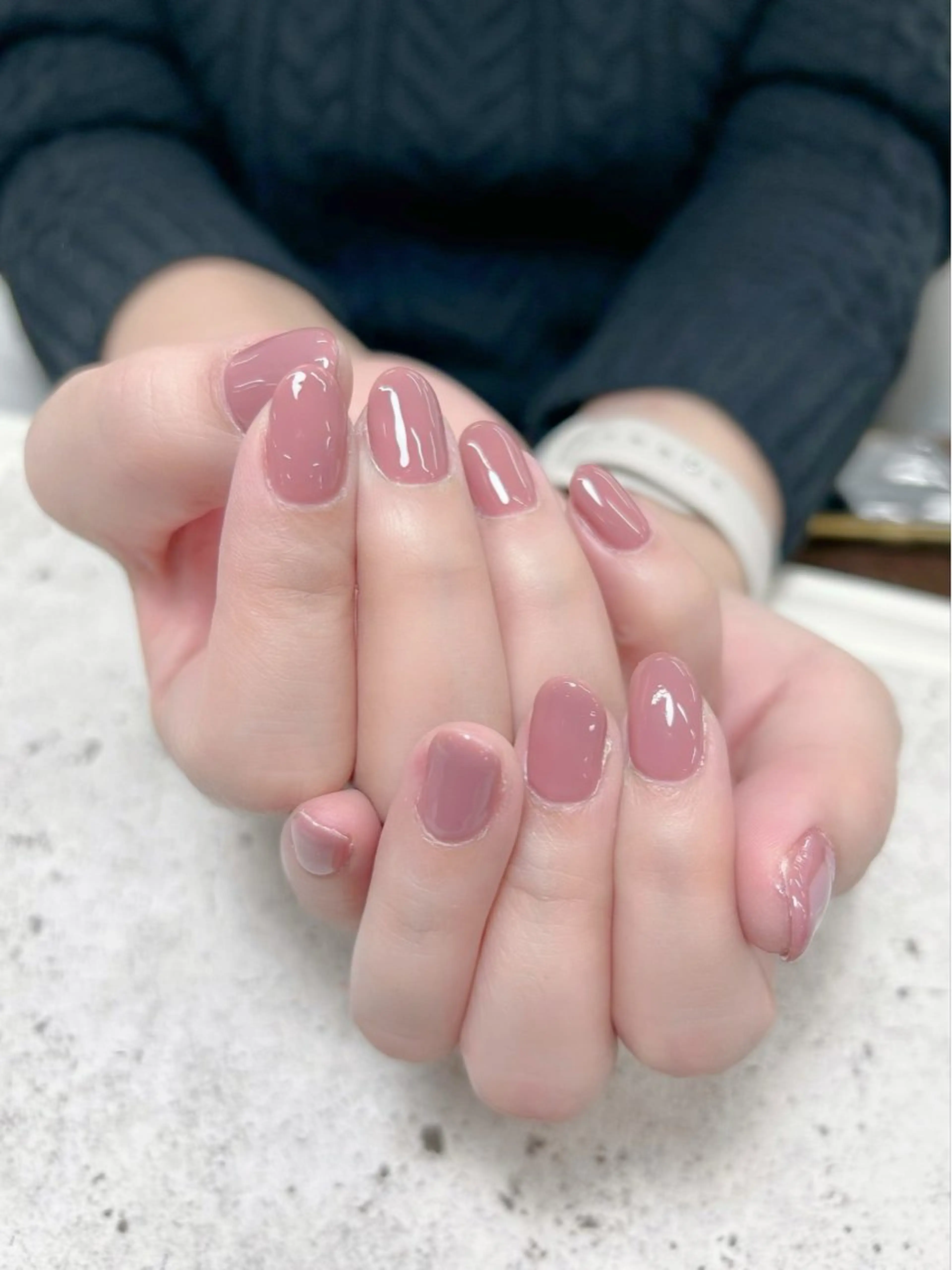 ネイル ジェルネイル ピンク ピンクベージュ MAXKELLY MAIのネイルデザイン