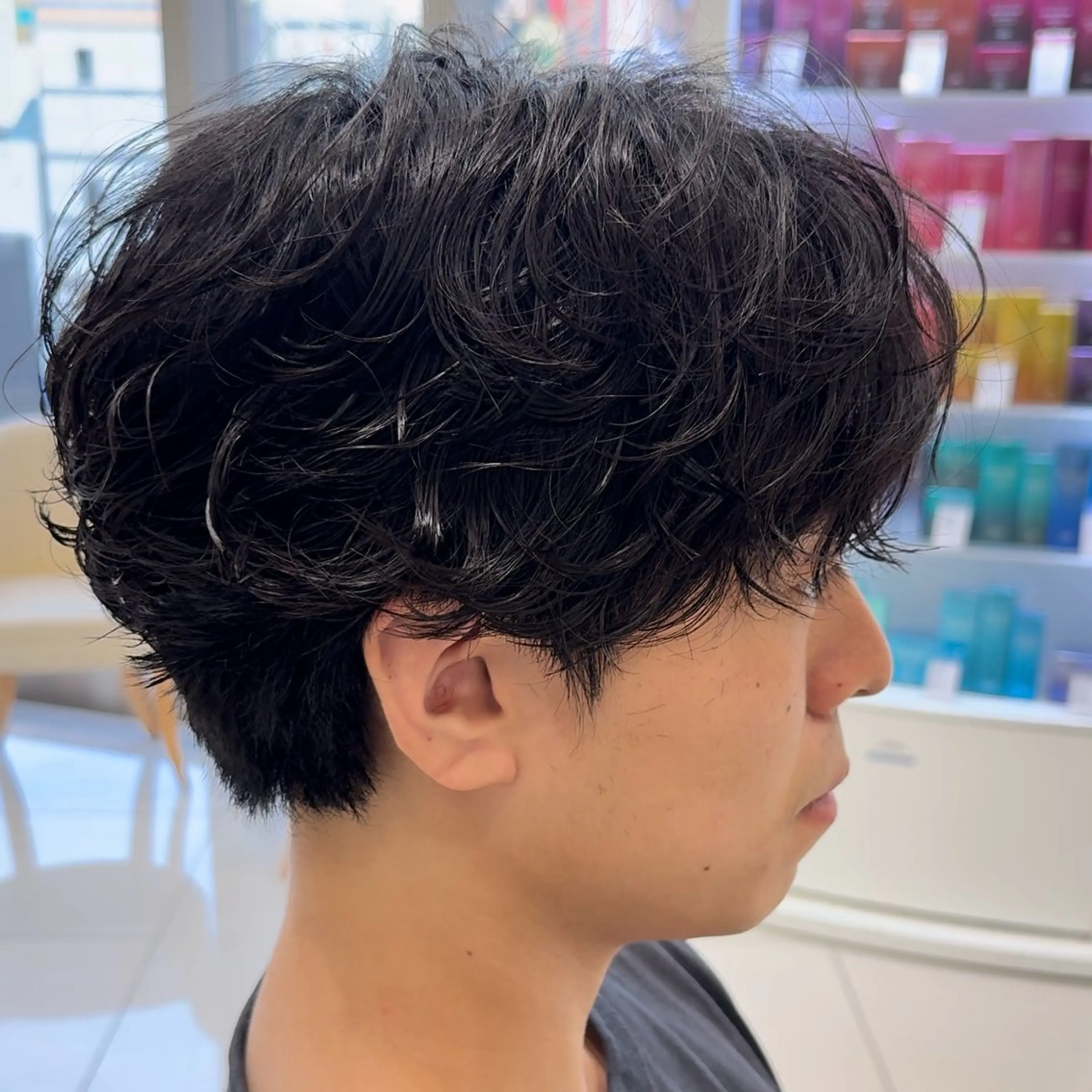 パーマ メンズ メンズパーマ カット パーマ トリートメント メンズ縮毛矯正 ♠️店長下平隼人のヘアスタイル