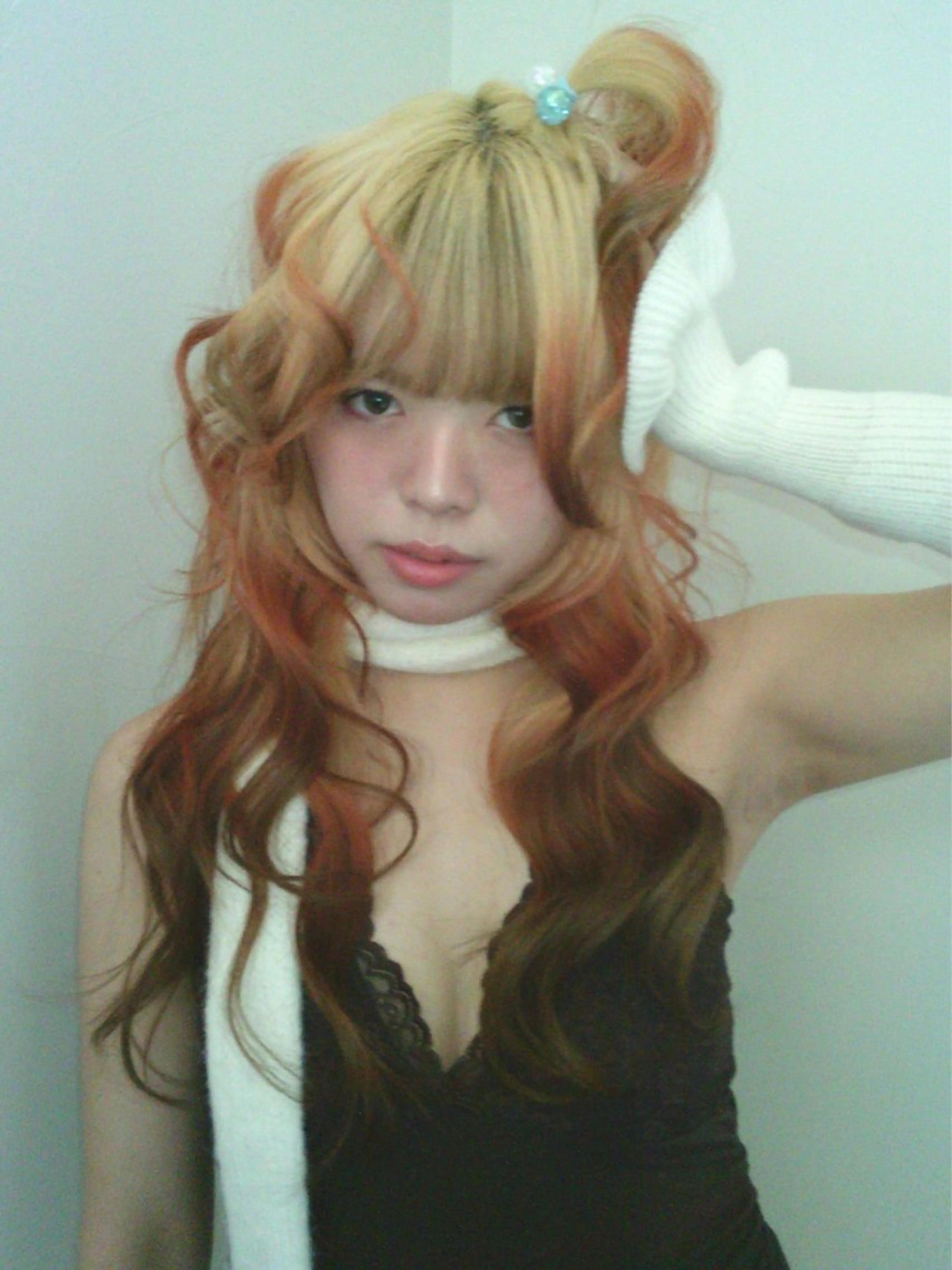 ロング カラー ヘアカラー hinano ヒナノのヘアスタイル