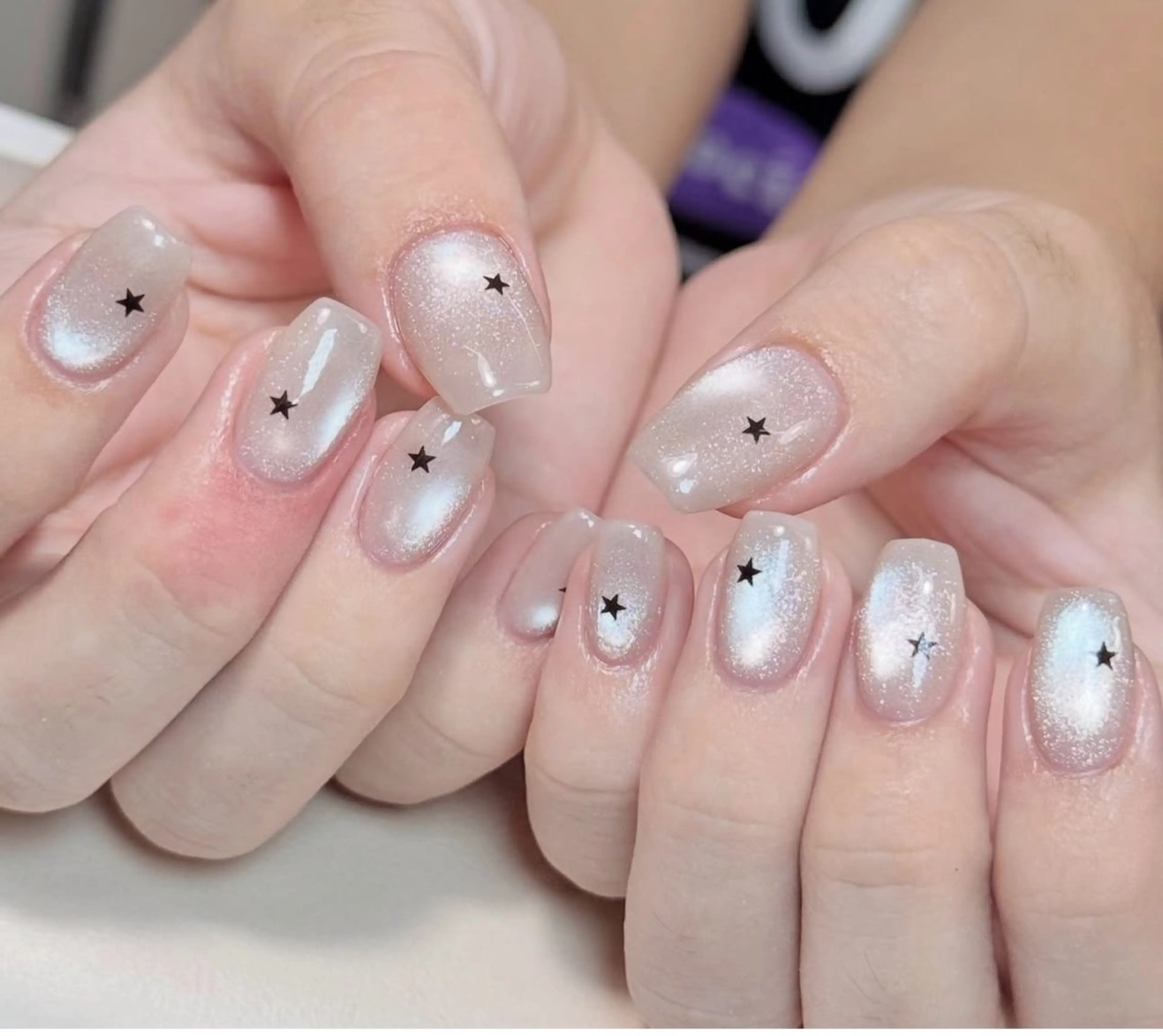 ネイル 韓国ネイル 持ち込み ニュアンスネイル ネイルチップ ハンドネイル TABI ANA.CHUOのネイルデザイン