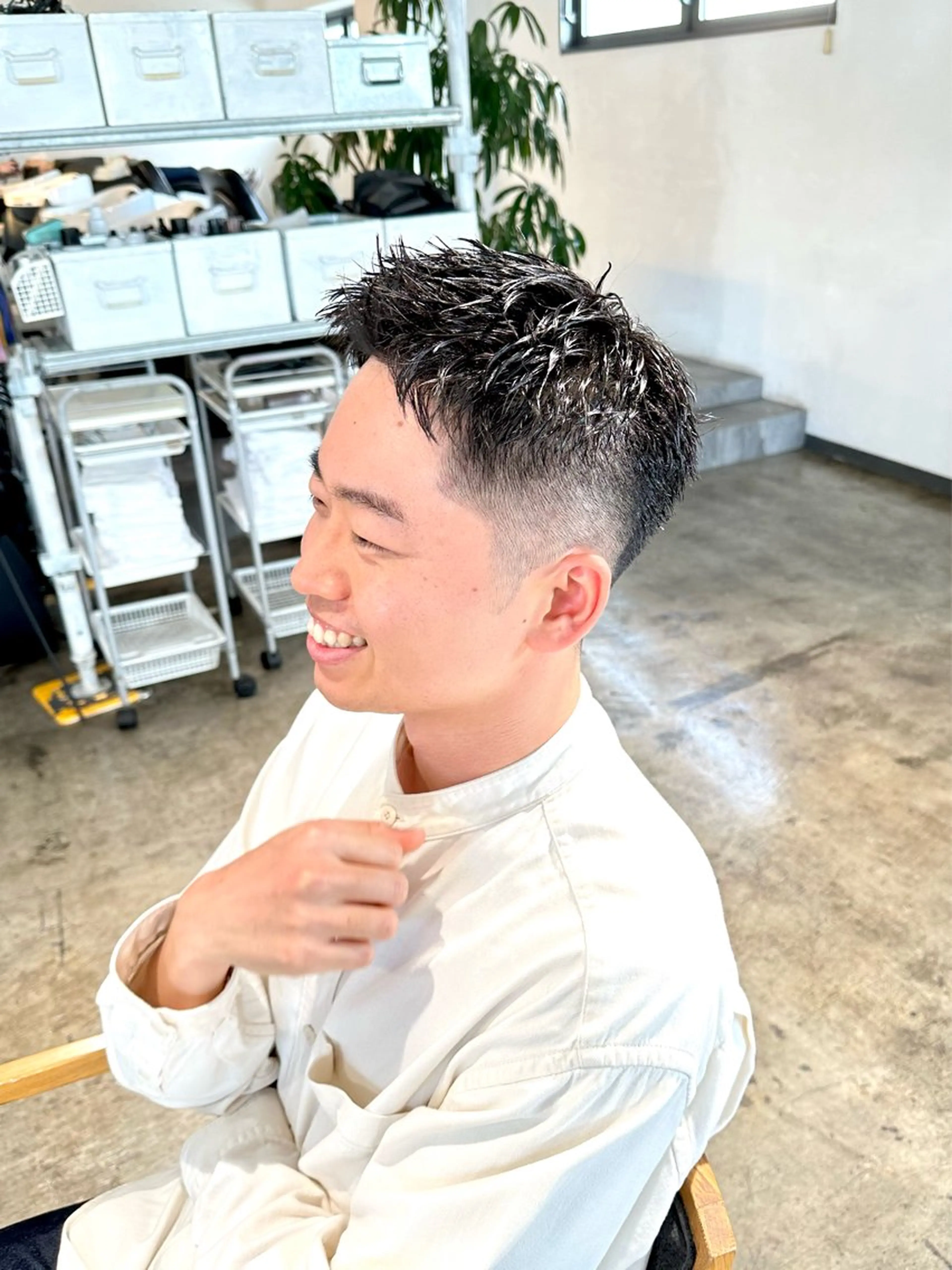 メンズ ビジネス フェードカット 刈り上げ カット 骨格補正施術/メンズ 専門美容師/YUYAのヘアスタイル