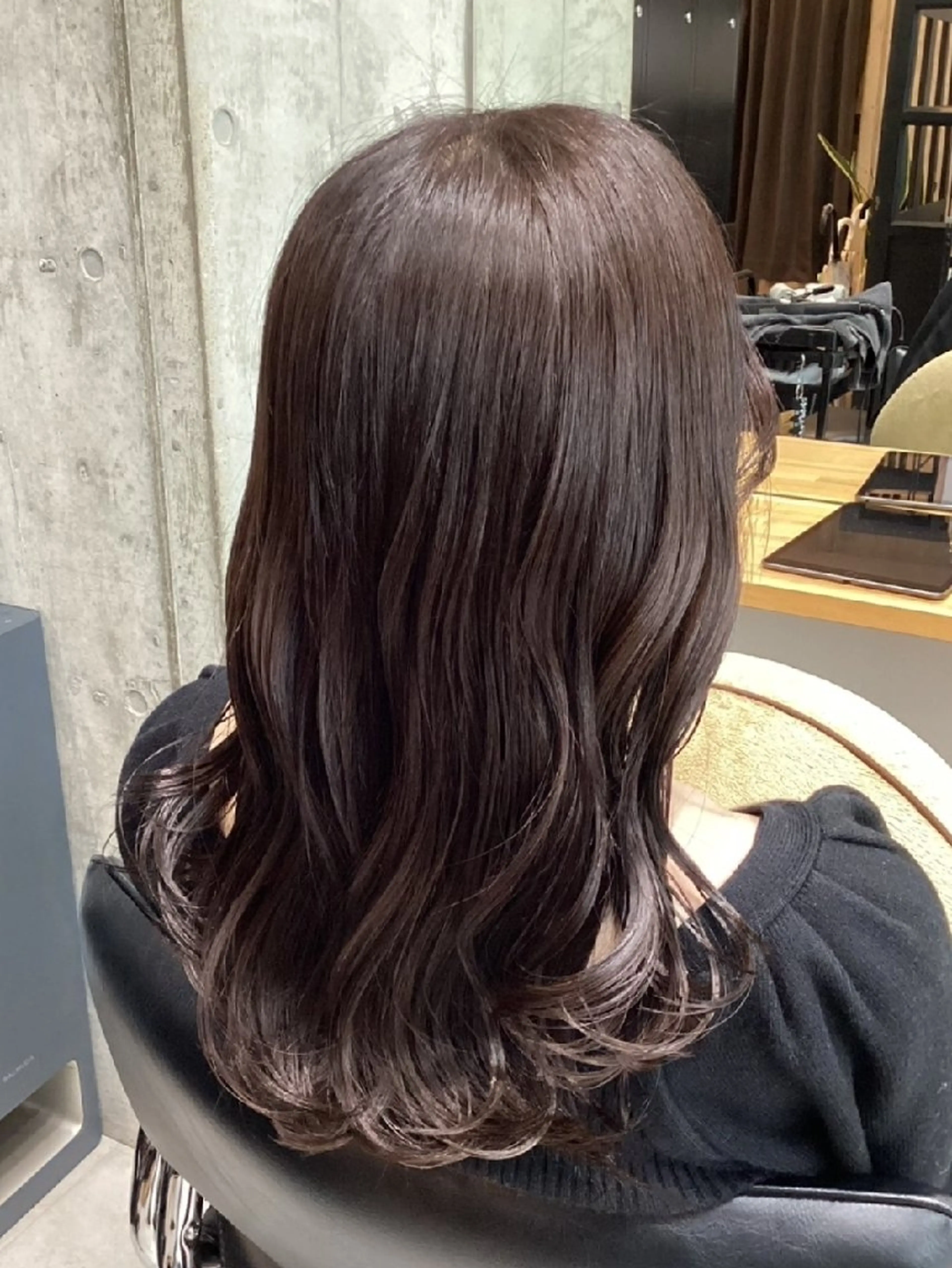 セミロング カラー カット ヘアカラー トリートメント ヘアアレンジ/柔らか 艶カラー/AKARIのヘアスタイル