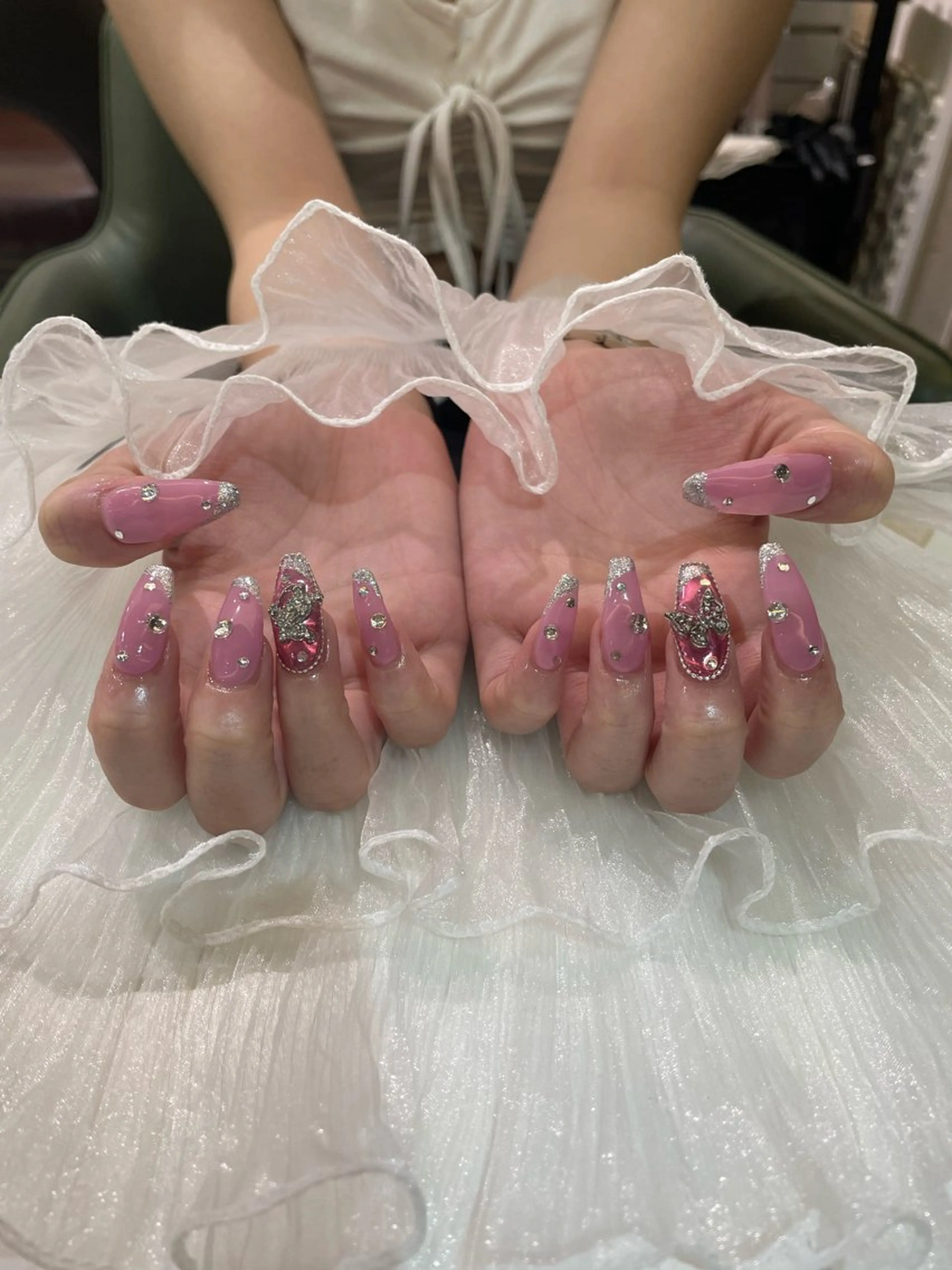 ネイル ‪るか/‪透明感 カラー/アレンジのヘアスタイル